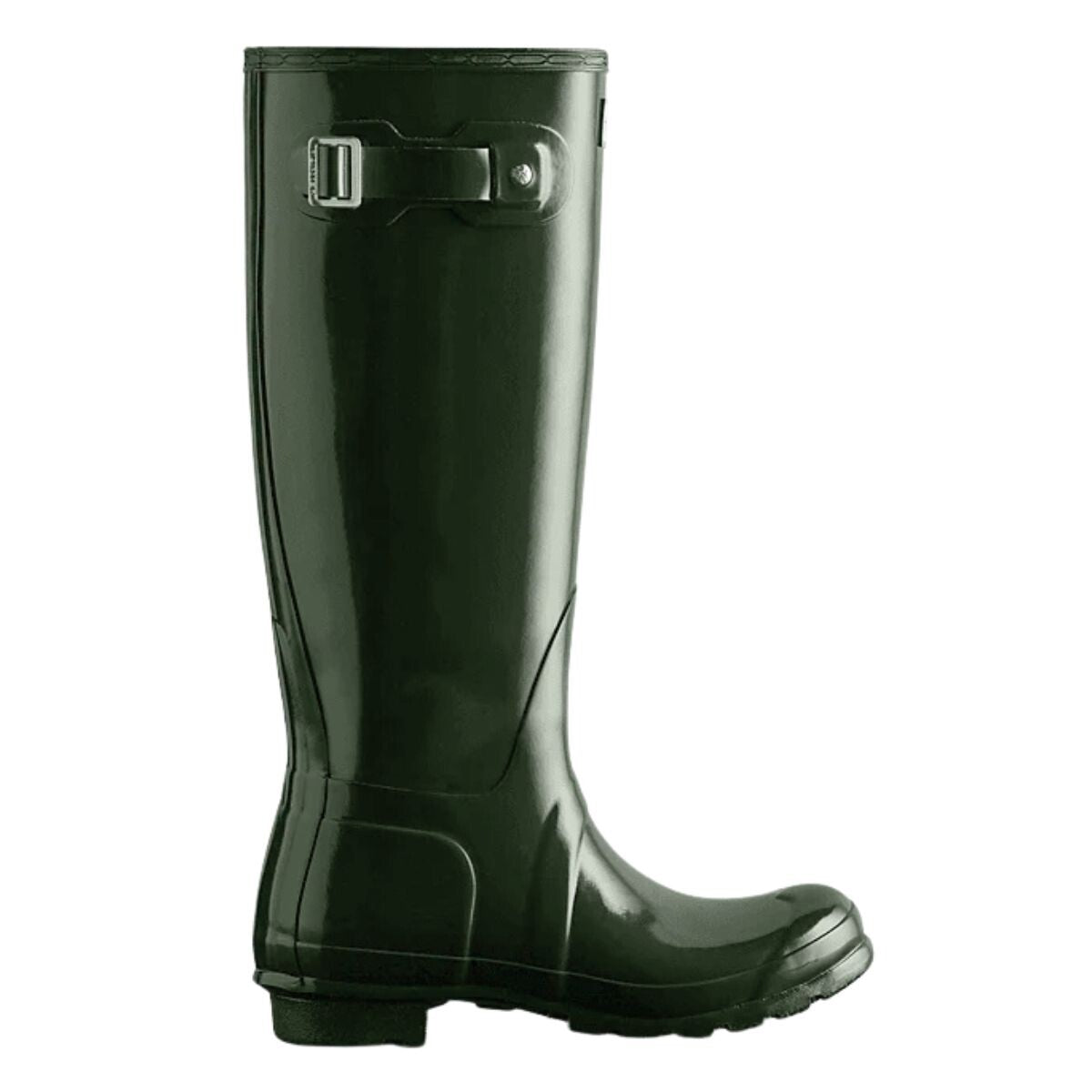 Womens Original Tall Gloss Boot, Dark Olive