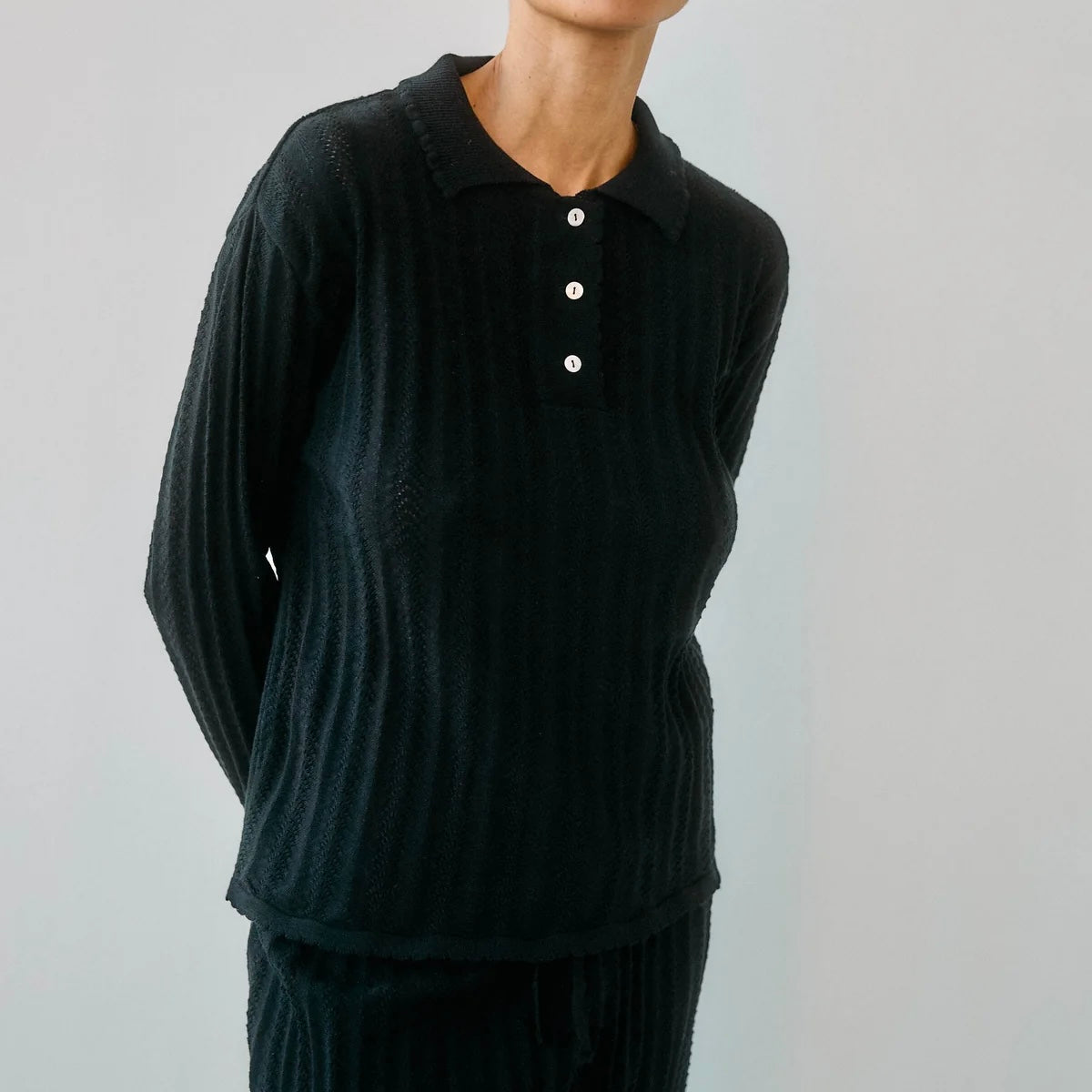 Georg LS Polo, Black