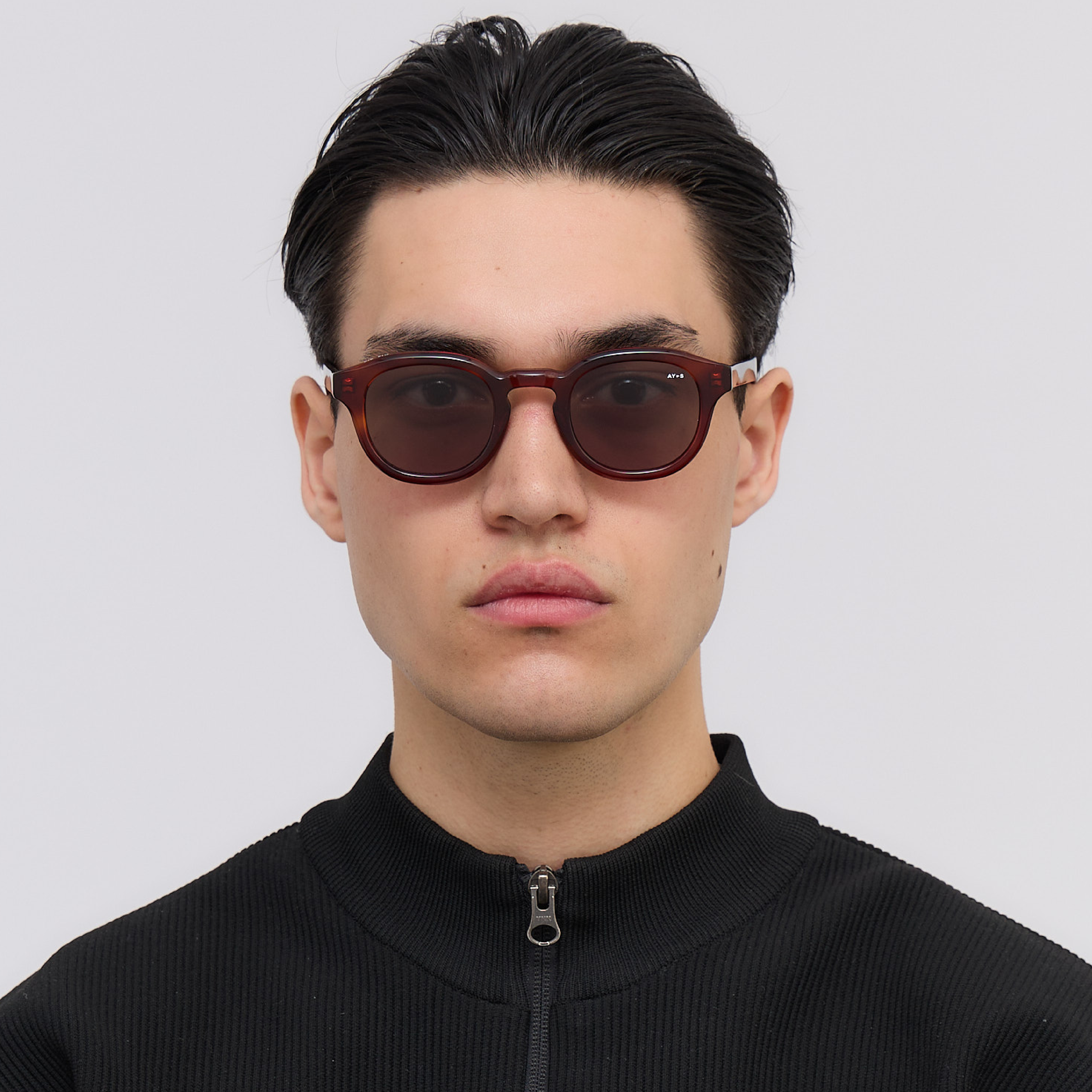Suede Sunglasses, Classical Havana