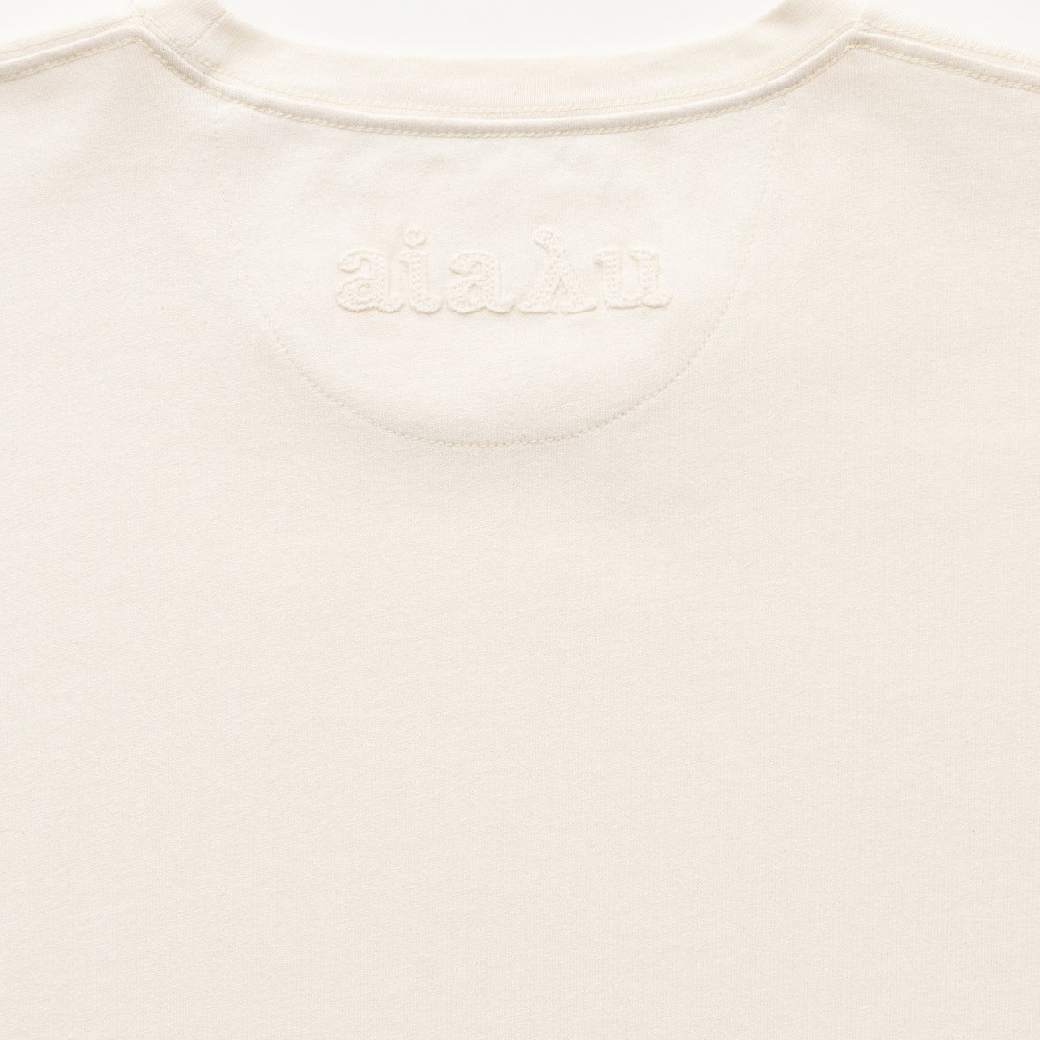 Lui Circular Tee, Pure Ecru