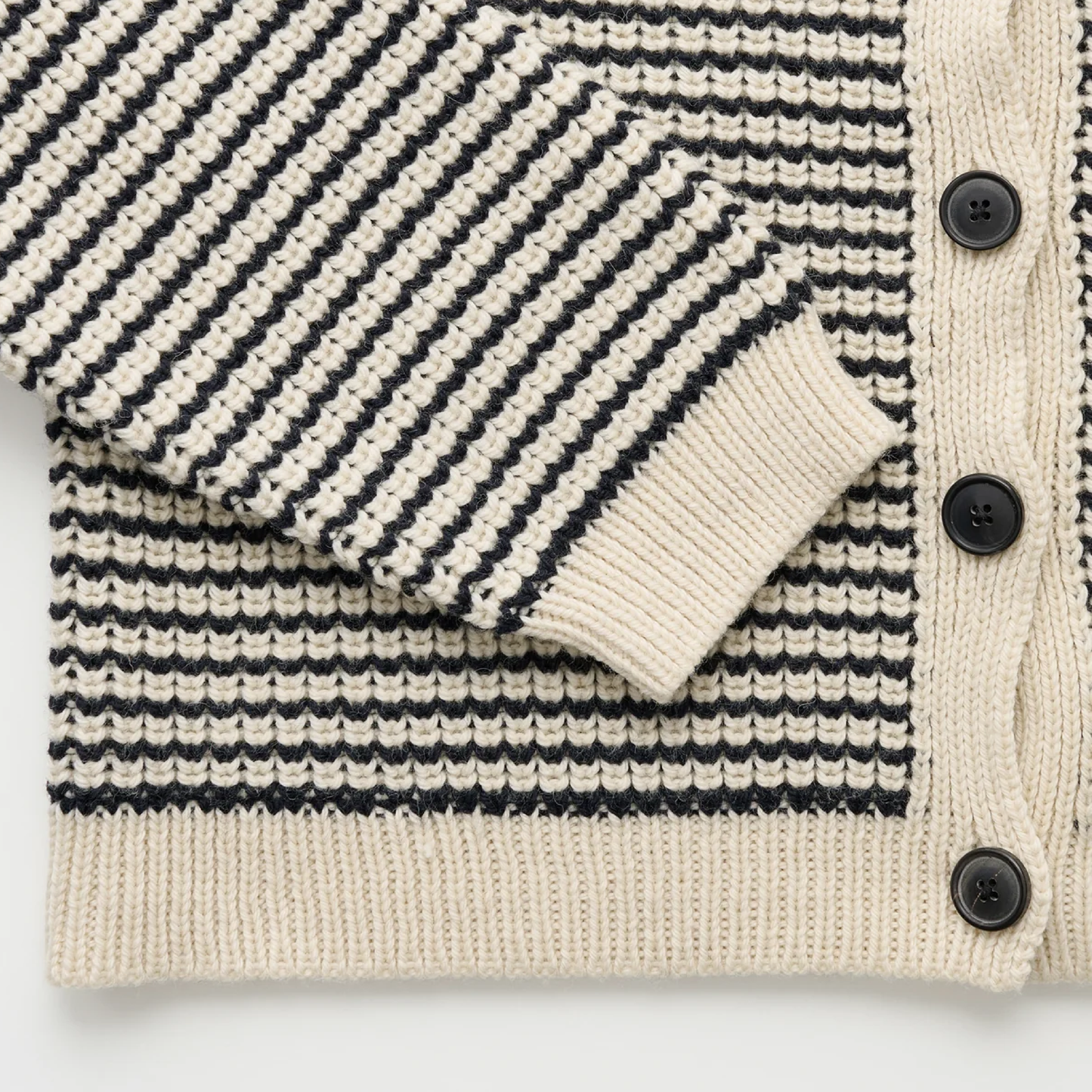 Shiva Cardigan, Mix Black Navy