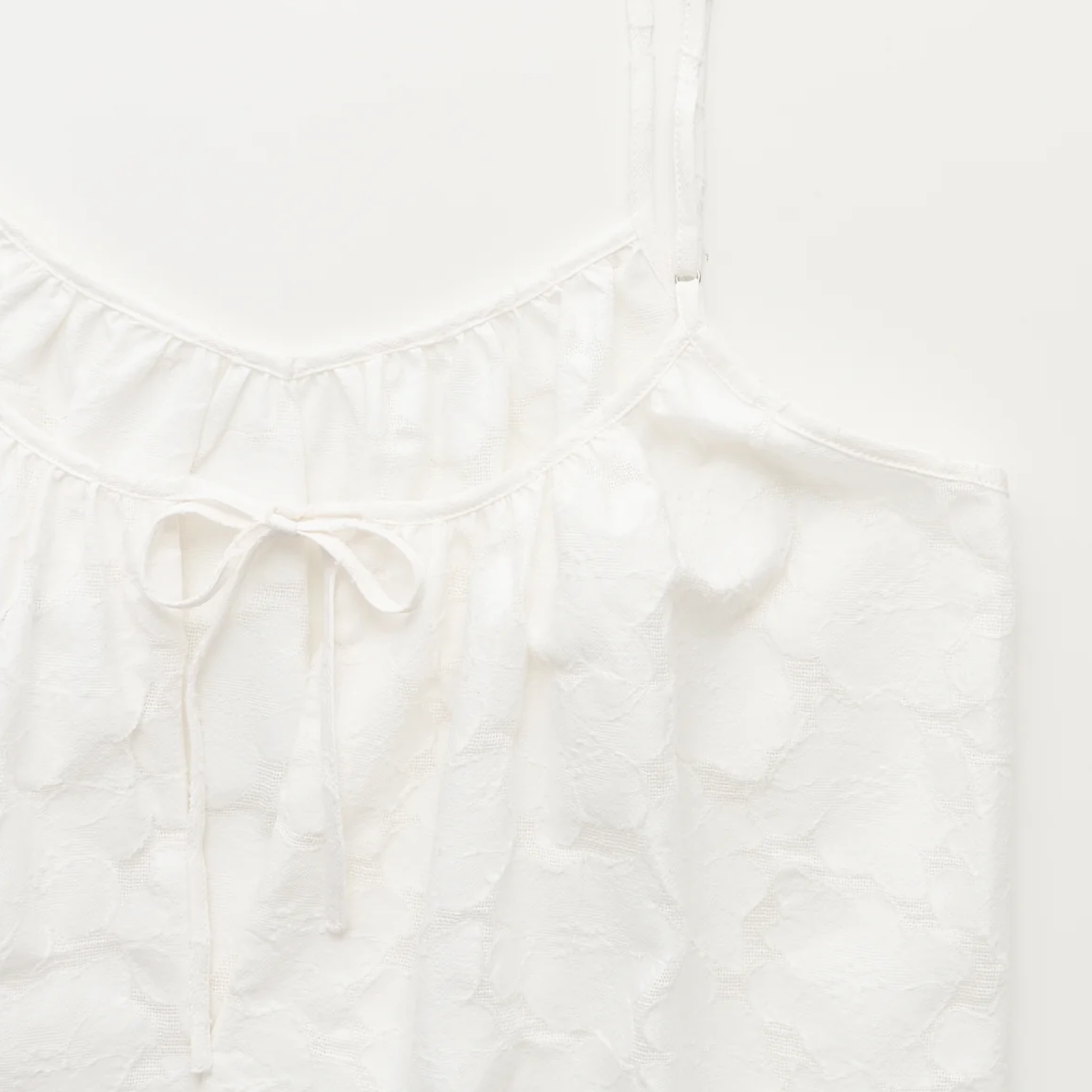 Strap Top Laceflower, White