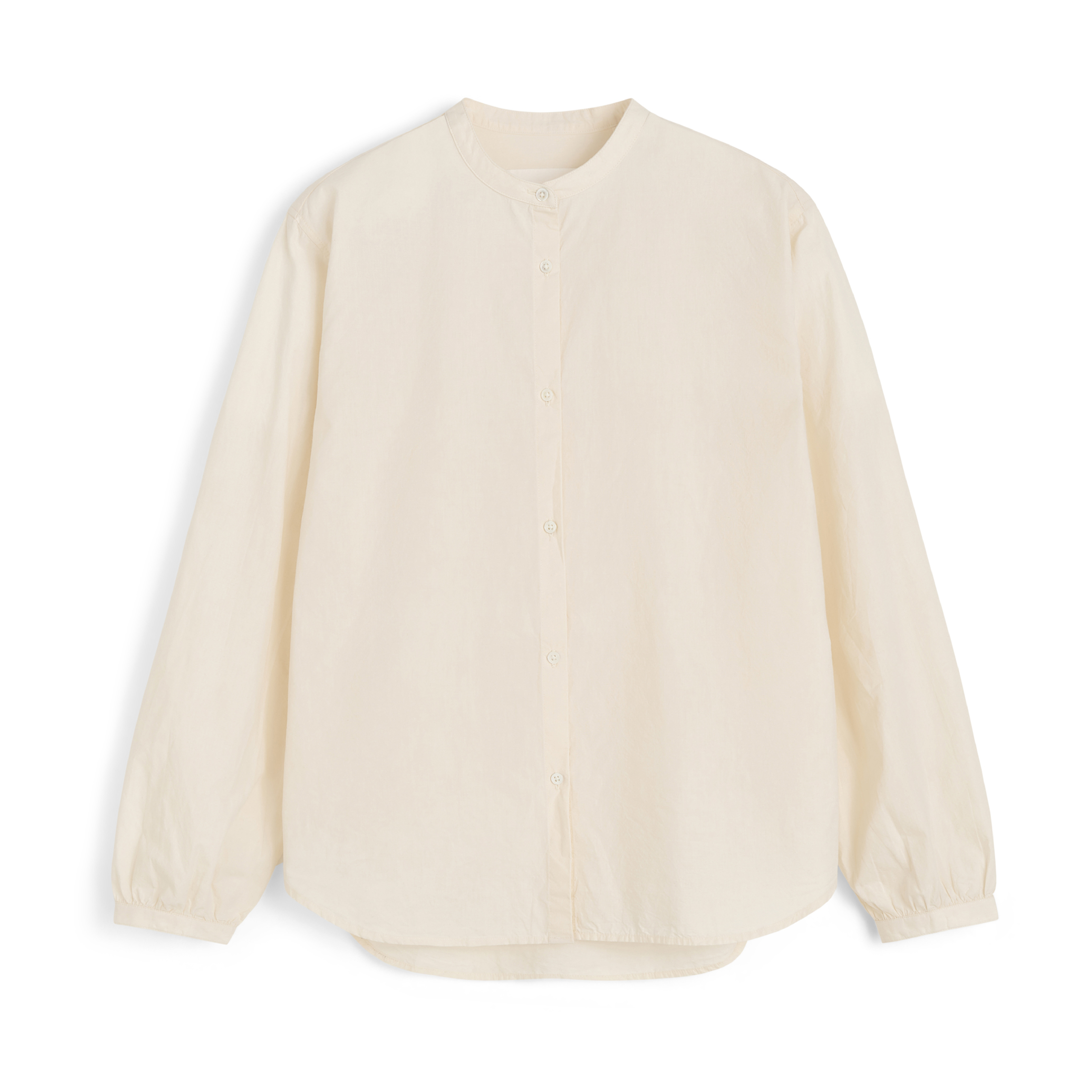 Bibs Shirt Cotton, Pure Ecru