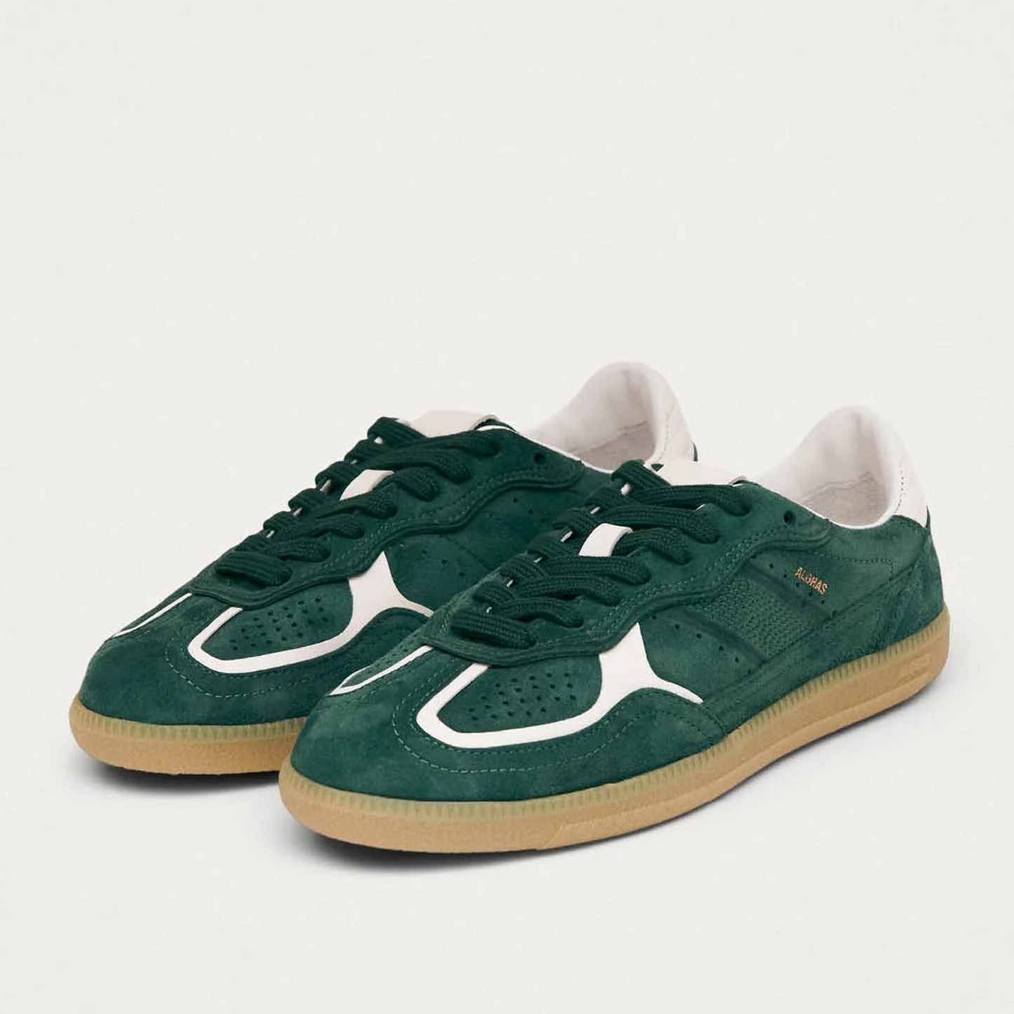 Tb. 490 Leather Sneakers, Rife Forest Green