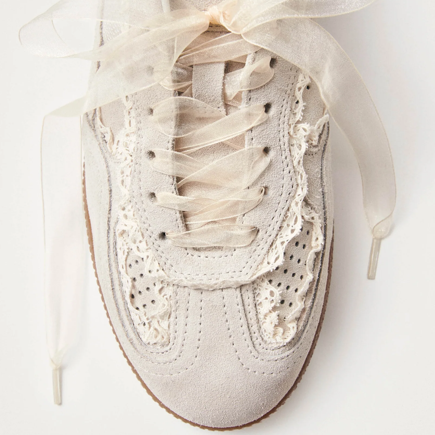 Tb. 490 Leather Sneakers, Crochet Cream
