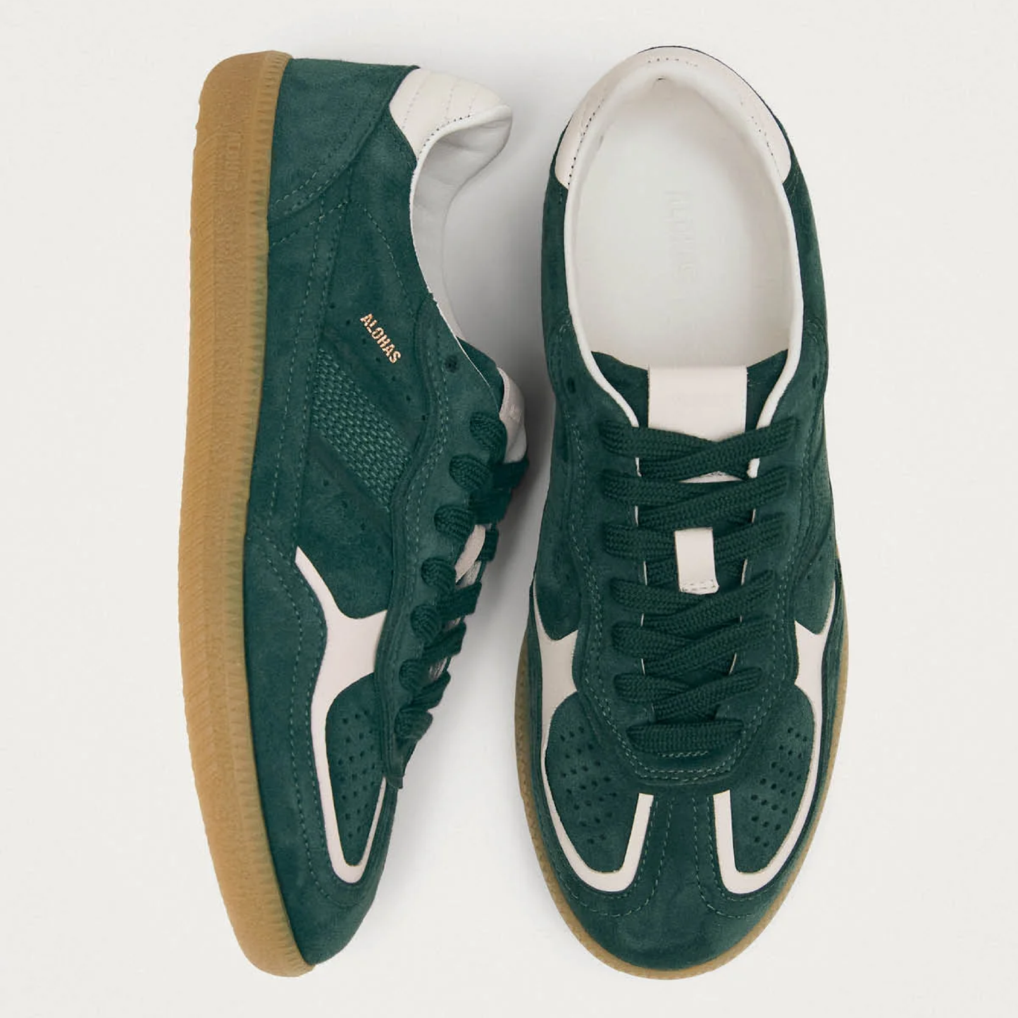 Tb. 490 Leather Sneakers, Rife Forest Green