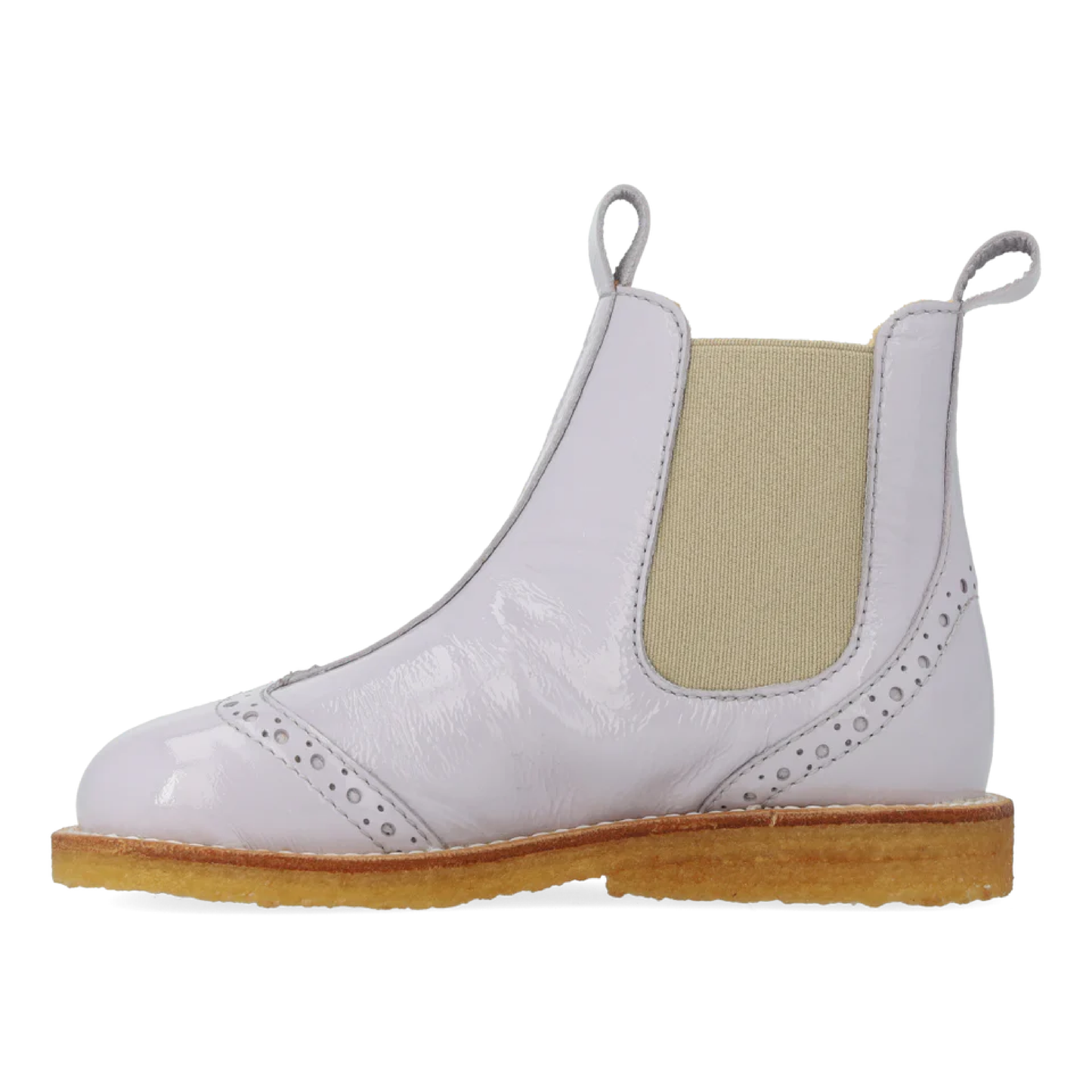 Chelsea Støvle, Lilac/Beige