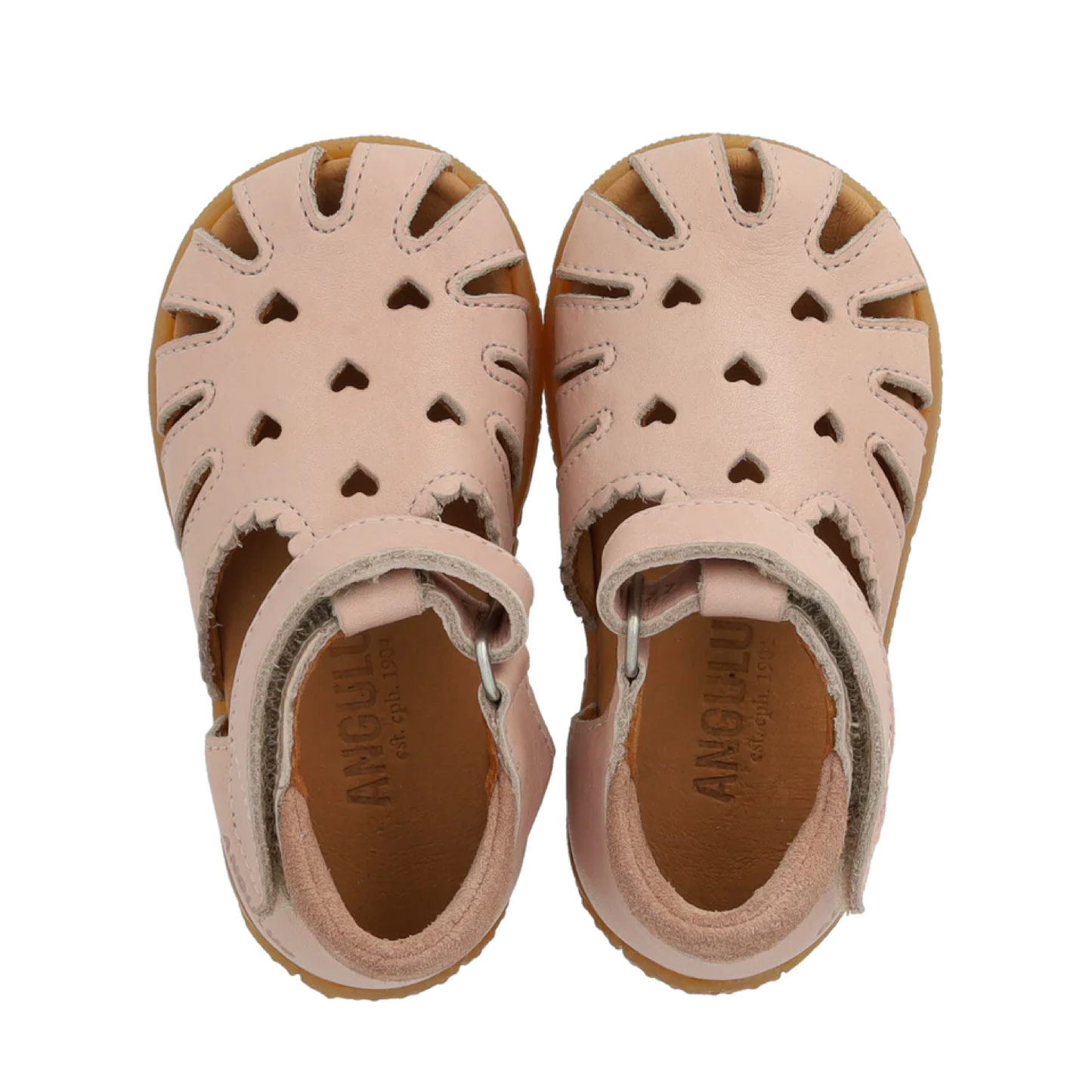 Prewalker Sandal Med Velcrolukning, Rosebud