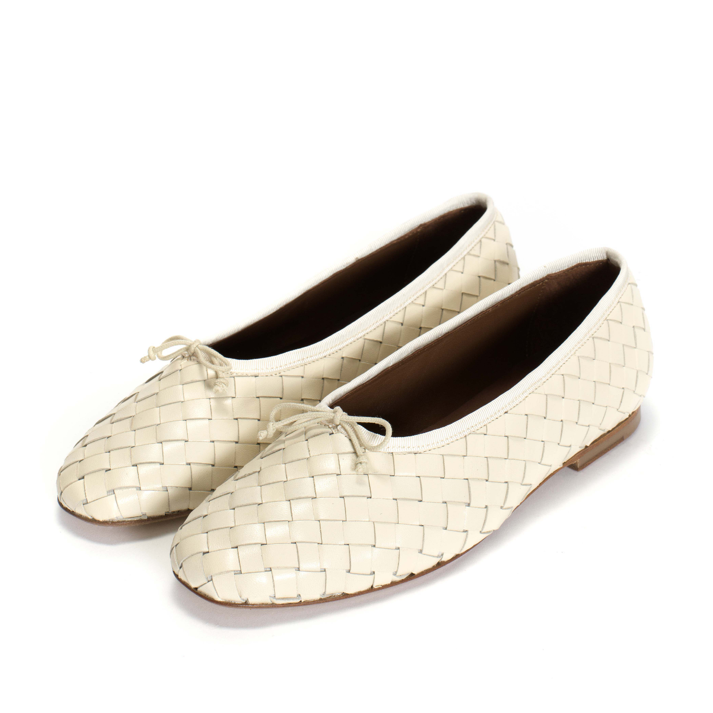 Sacha Ballerina Shiny Lamb, White Sand