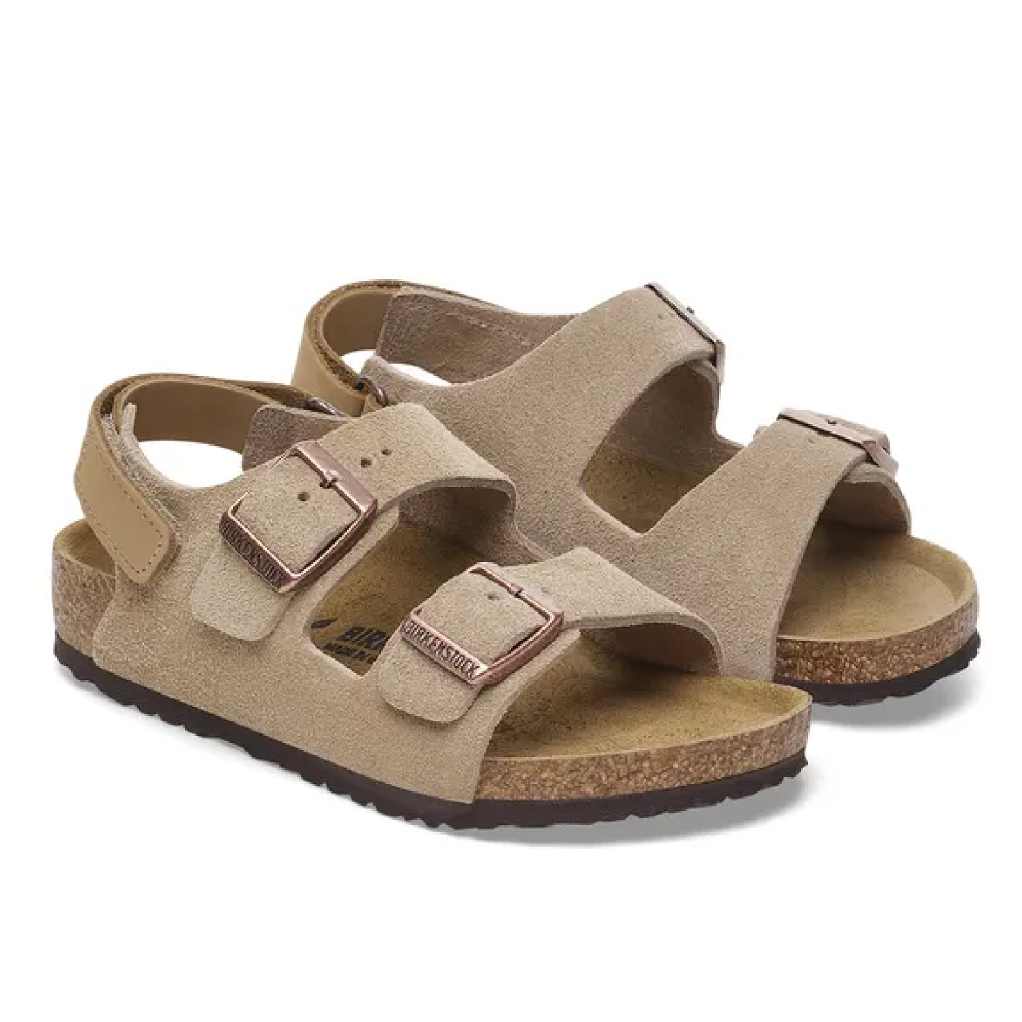 Milano Kids Suede Leather, Taupe
