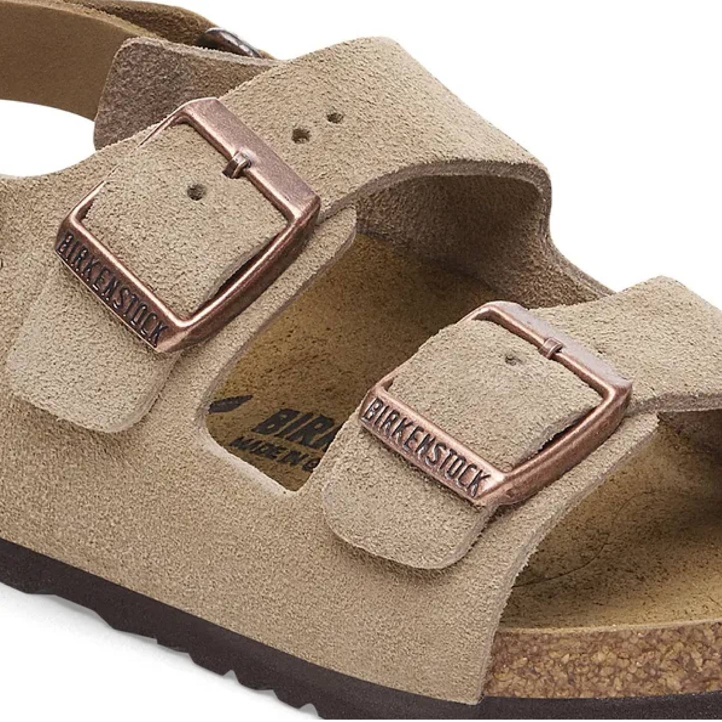 Milano Kids Suede Leather, Taupe