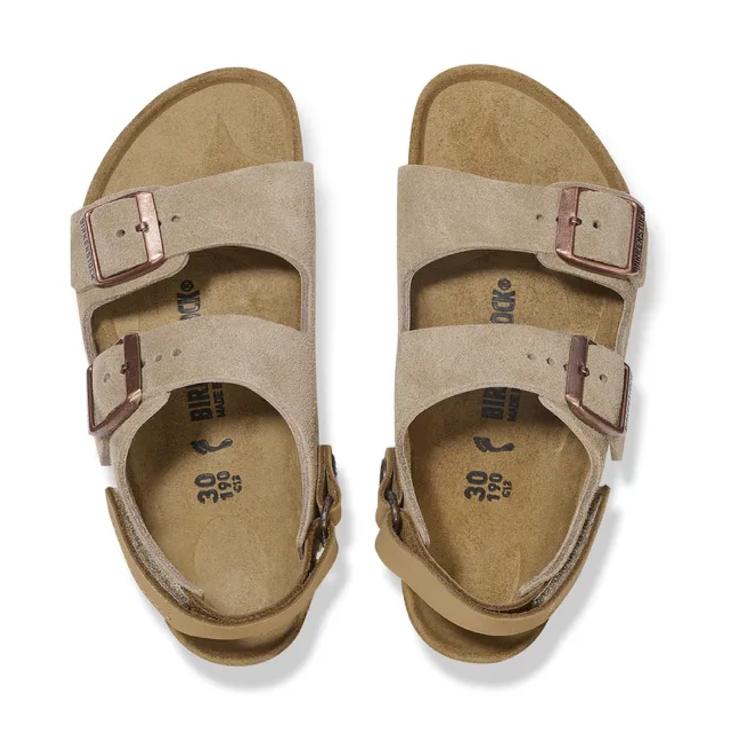 Milano Kids Suede Leather, Taupe