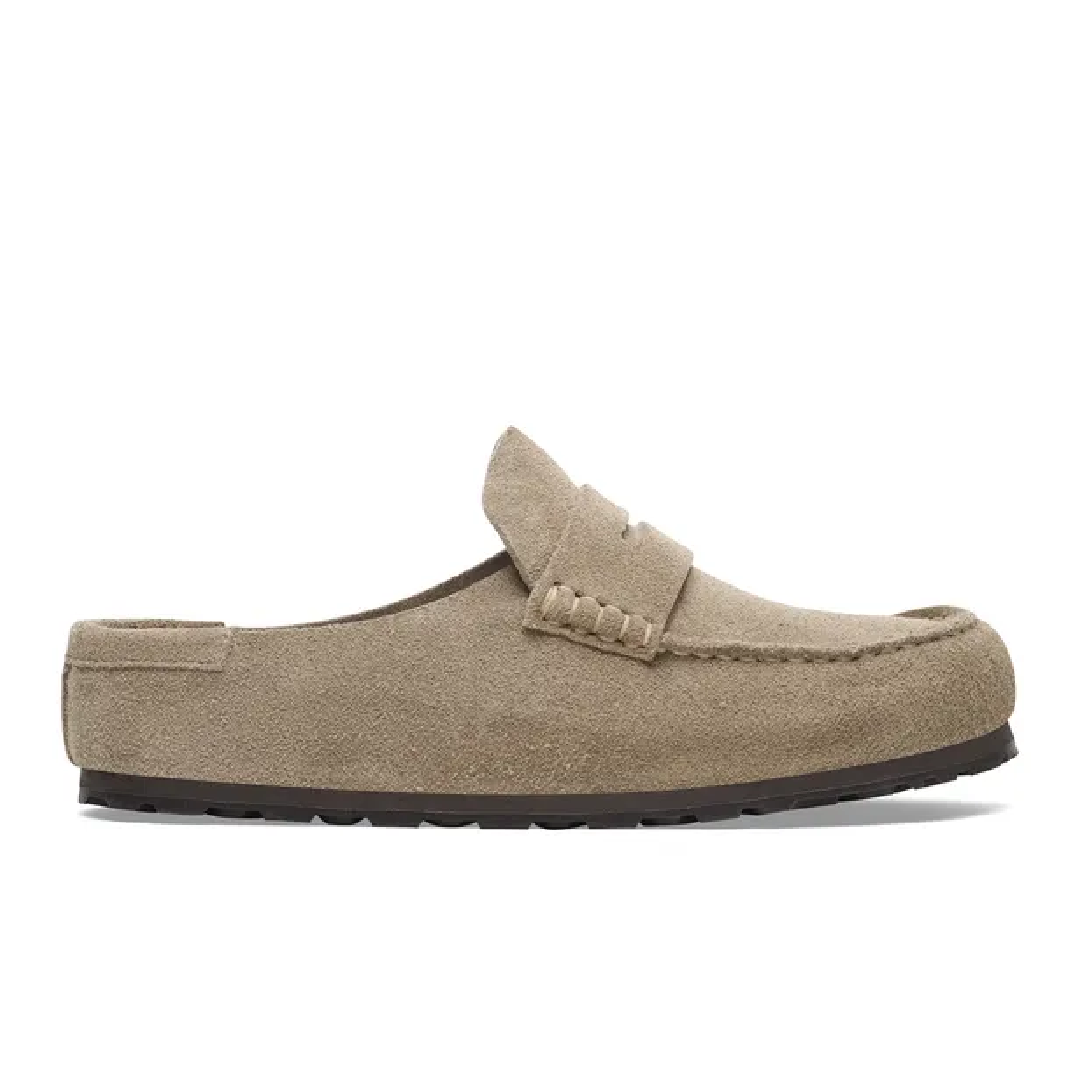Naples Wrapped Suede Leather, Taupe