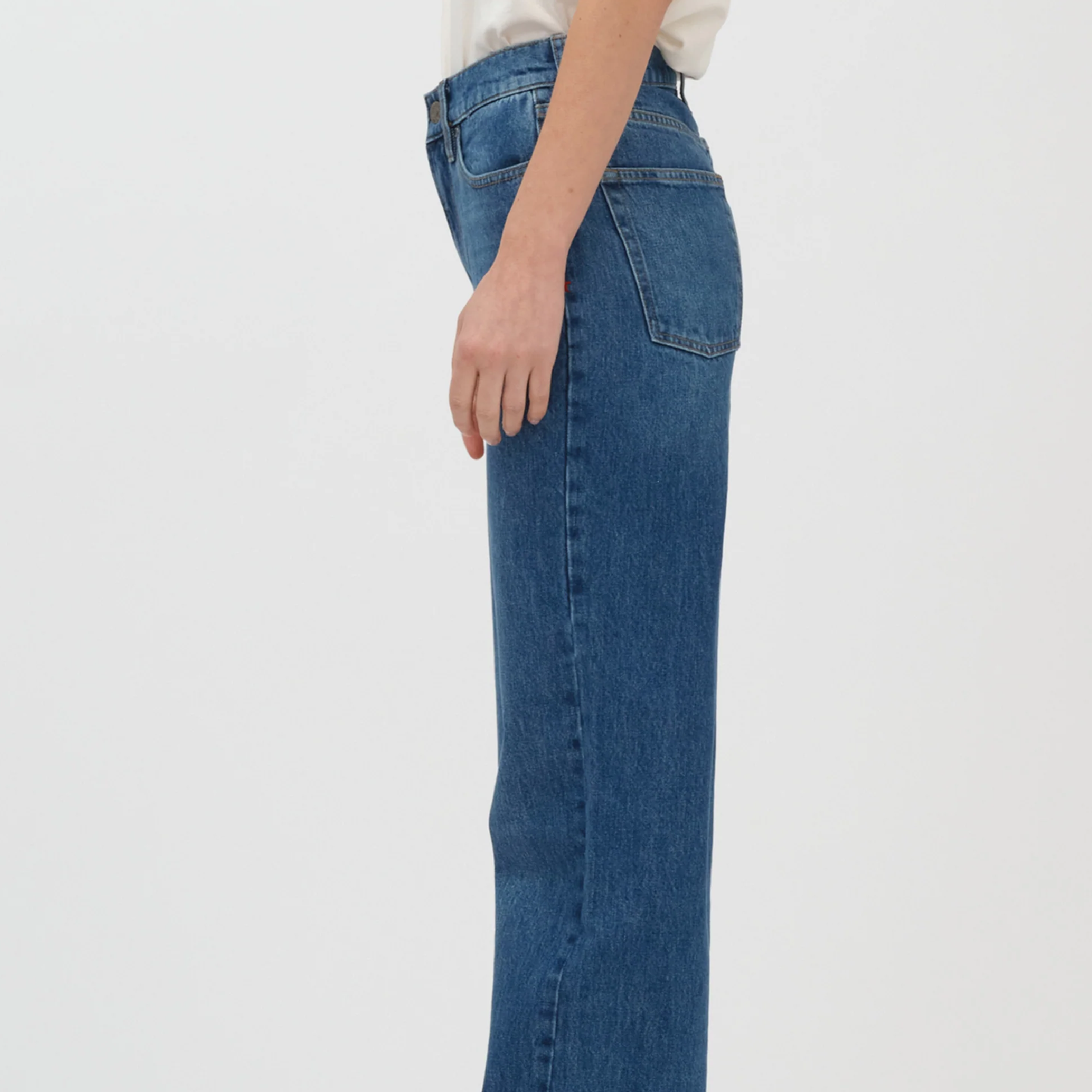 Brown Straight Jeans, Bright Orlando