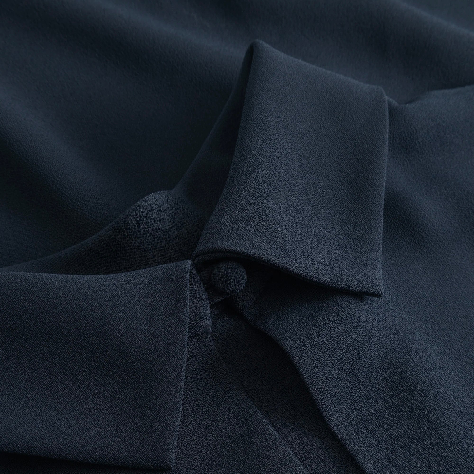 Bailee Crepe Georgette Top, Navy