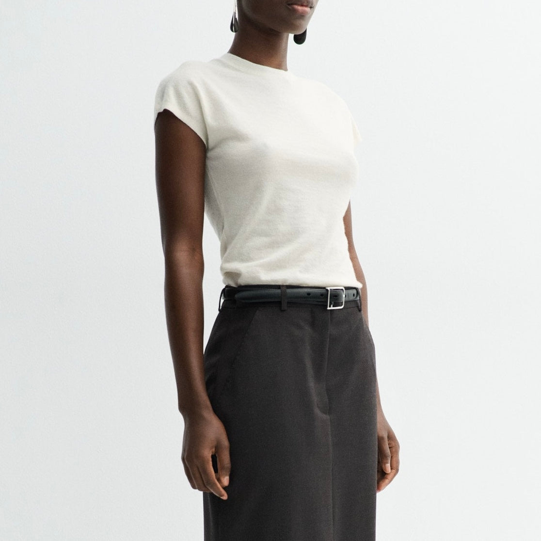 Kailey Cashmere Strik, Ivory