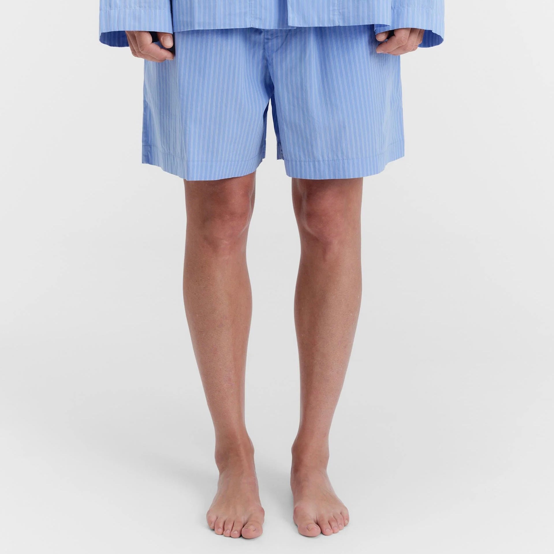 Poplin Shorts, Pin Stripes