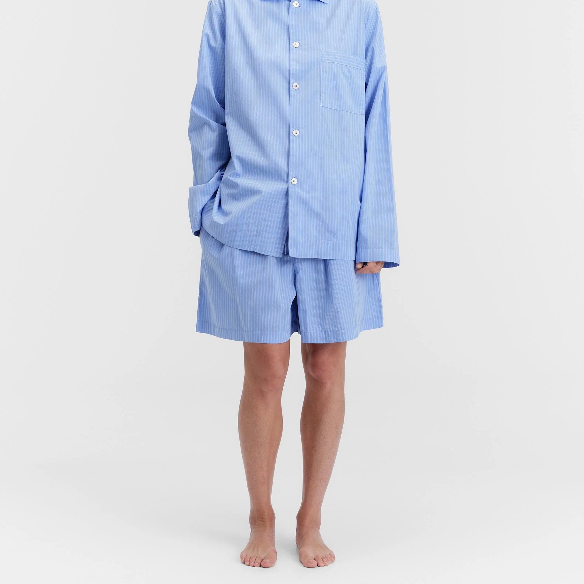 Poplin Shorts, Pin Stripes