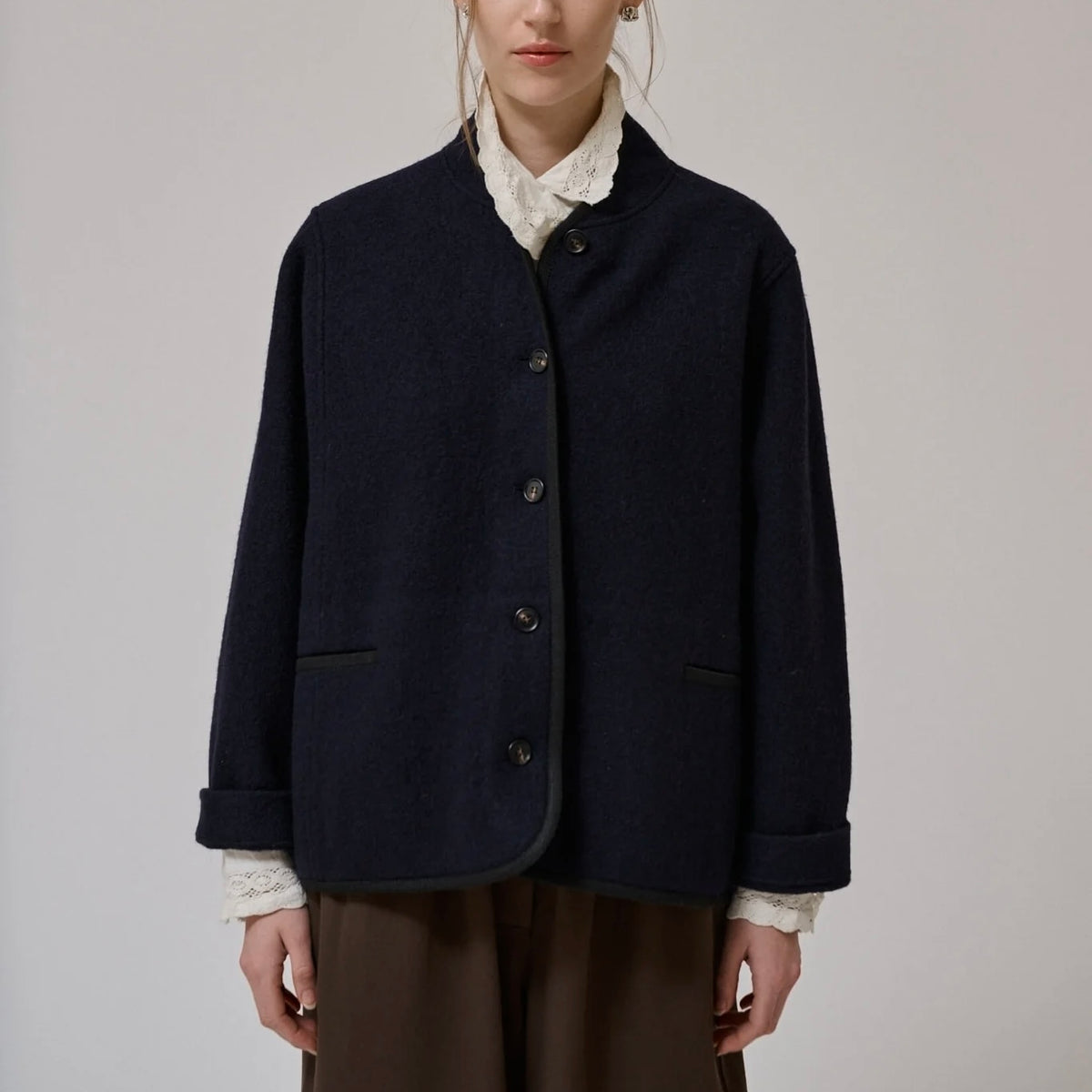 Hill Is Wool Jacket, Dark Navy