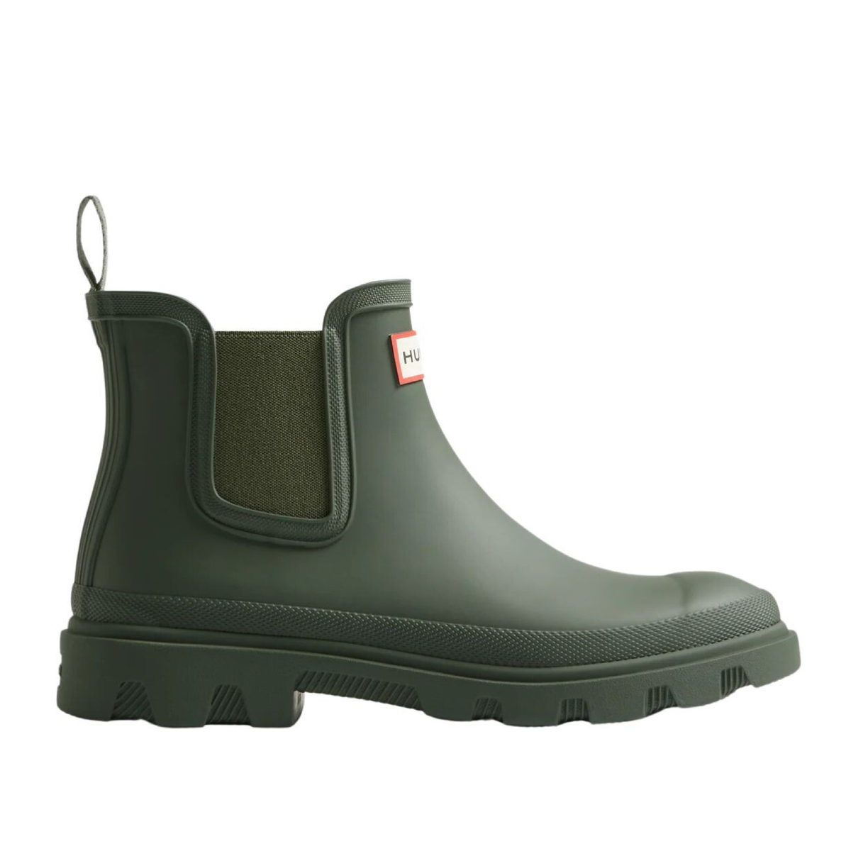 Unisex Downpour Chelsea Boot, Dark Olive
