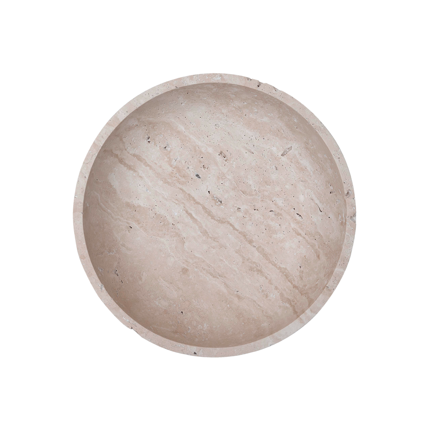Rosehip Bowl, Travertine