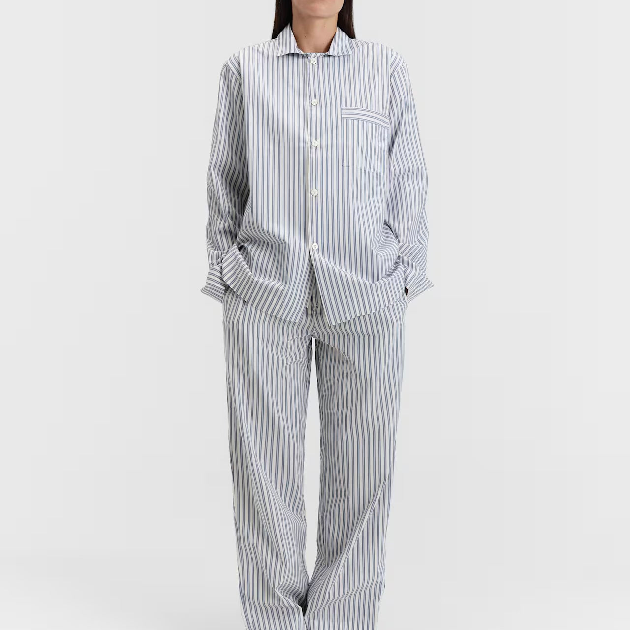Poplin Pyjamas Shirt, Skagen Stripes
