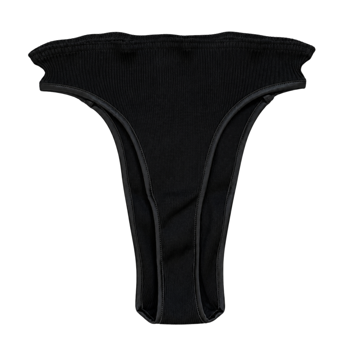 Ribbed Trusser, Black 4243