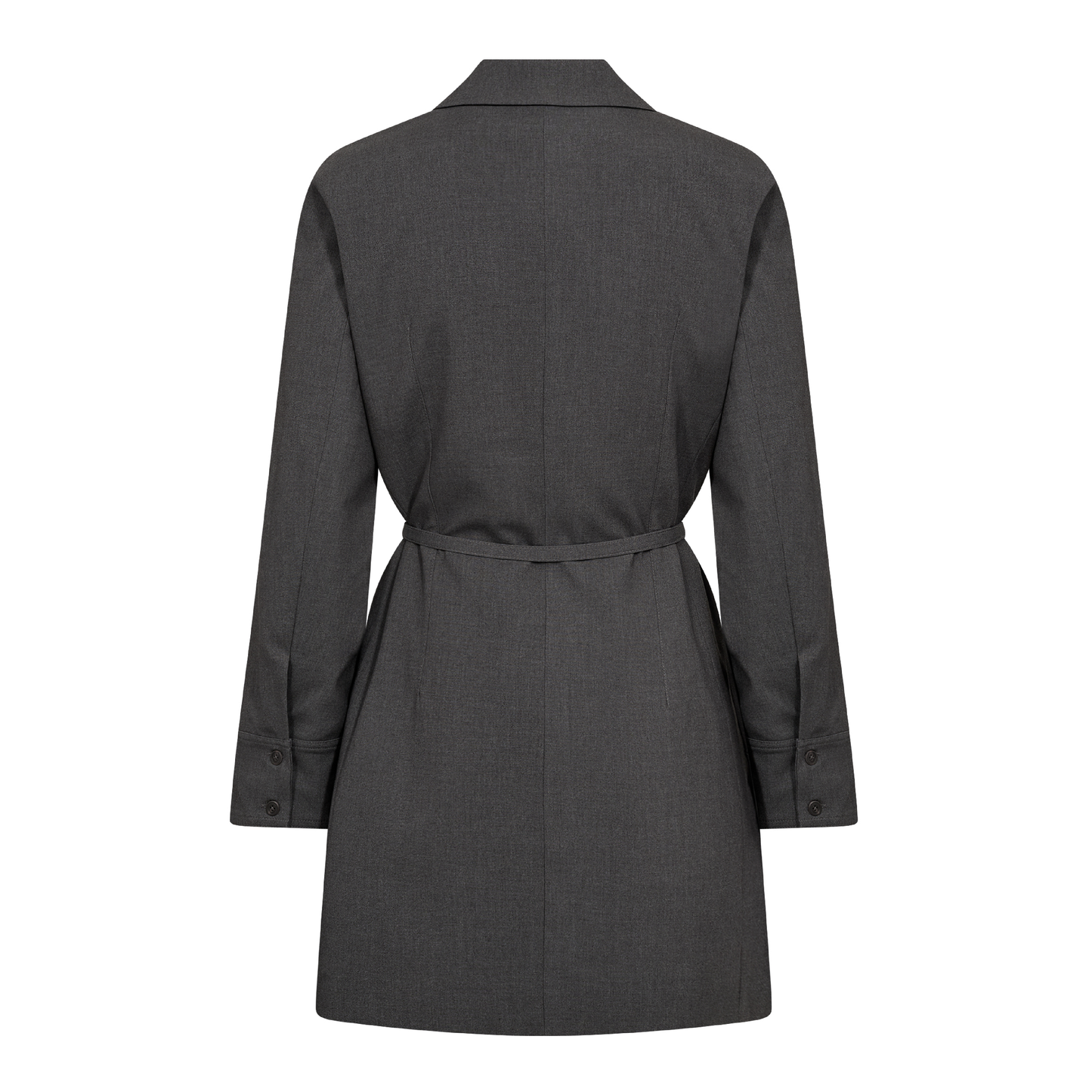 Presley 3 Kjole, Dark Grey Melange