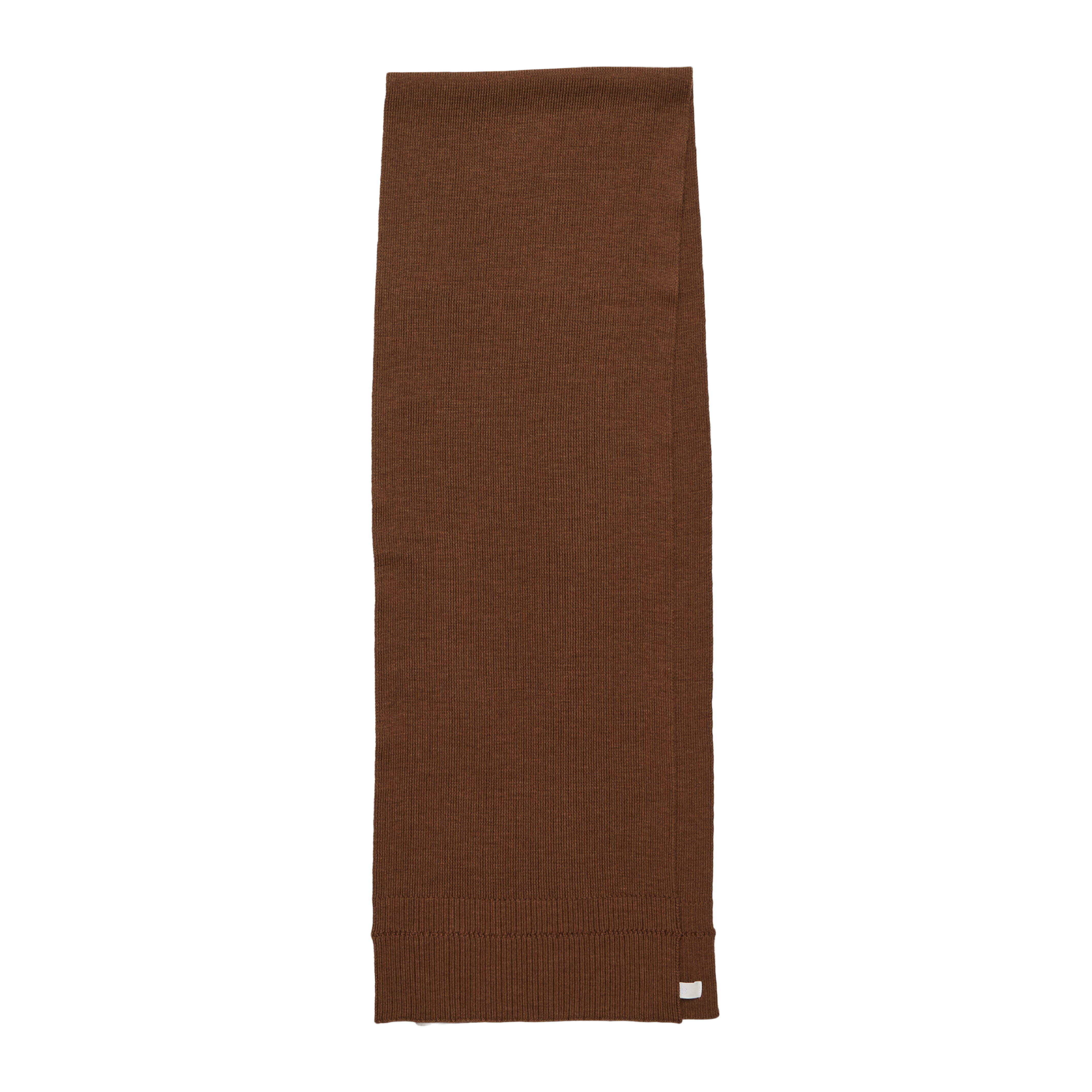 Lambswool Structure Scarf, Hazel Melange