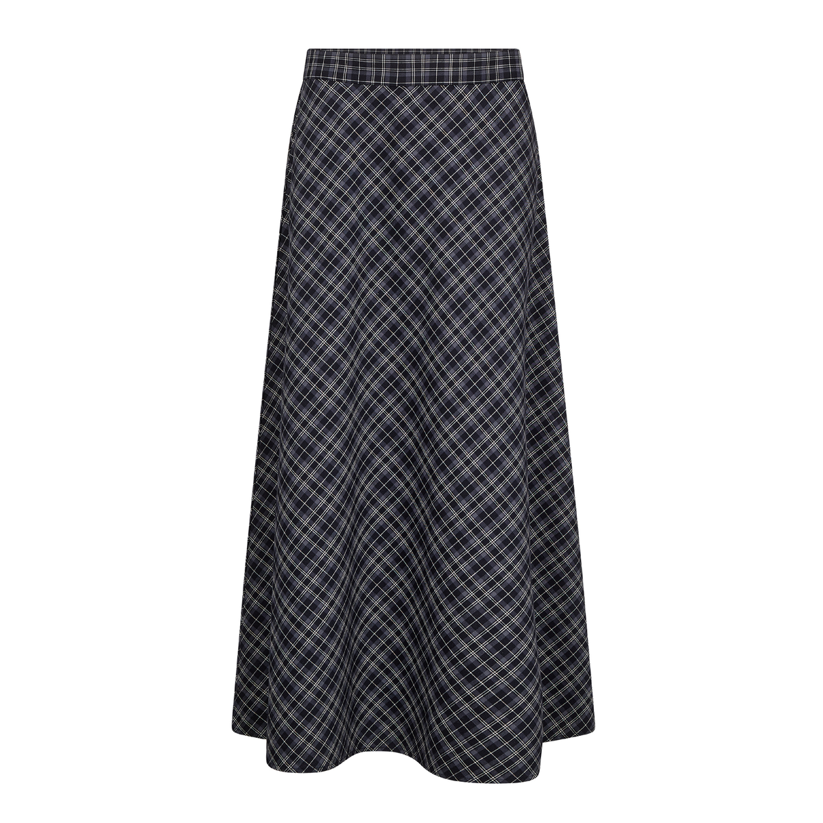 Talma 3 Nederdel, Dark Navy Check