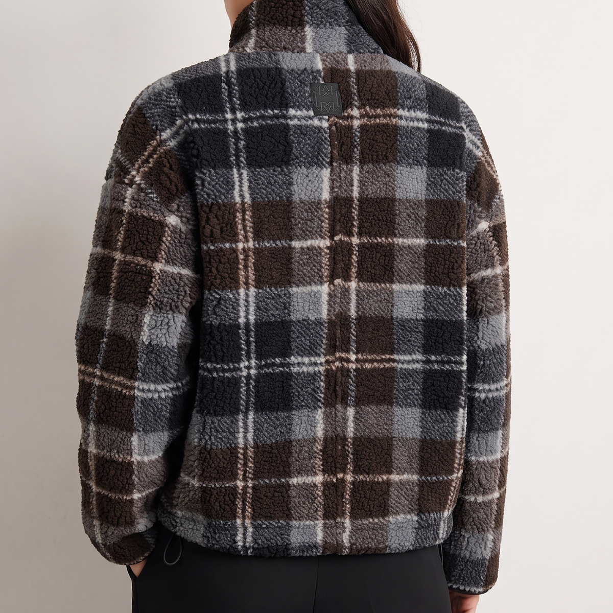Tass 1 Fleece Jakke, After Dark Brown Ternet