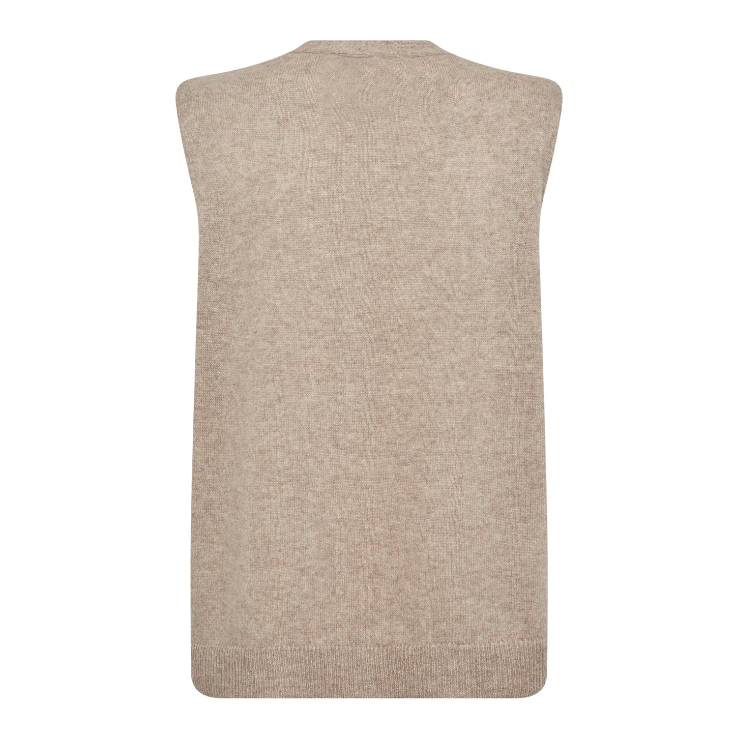 Eloise 10 Cashmere Vest, Aluminum Melange