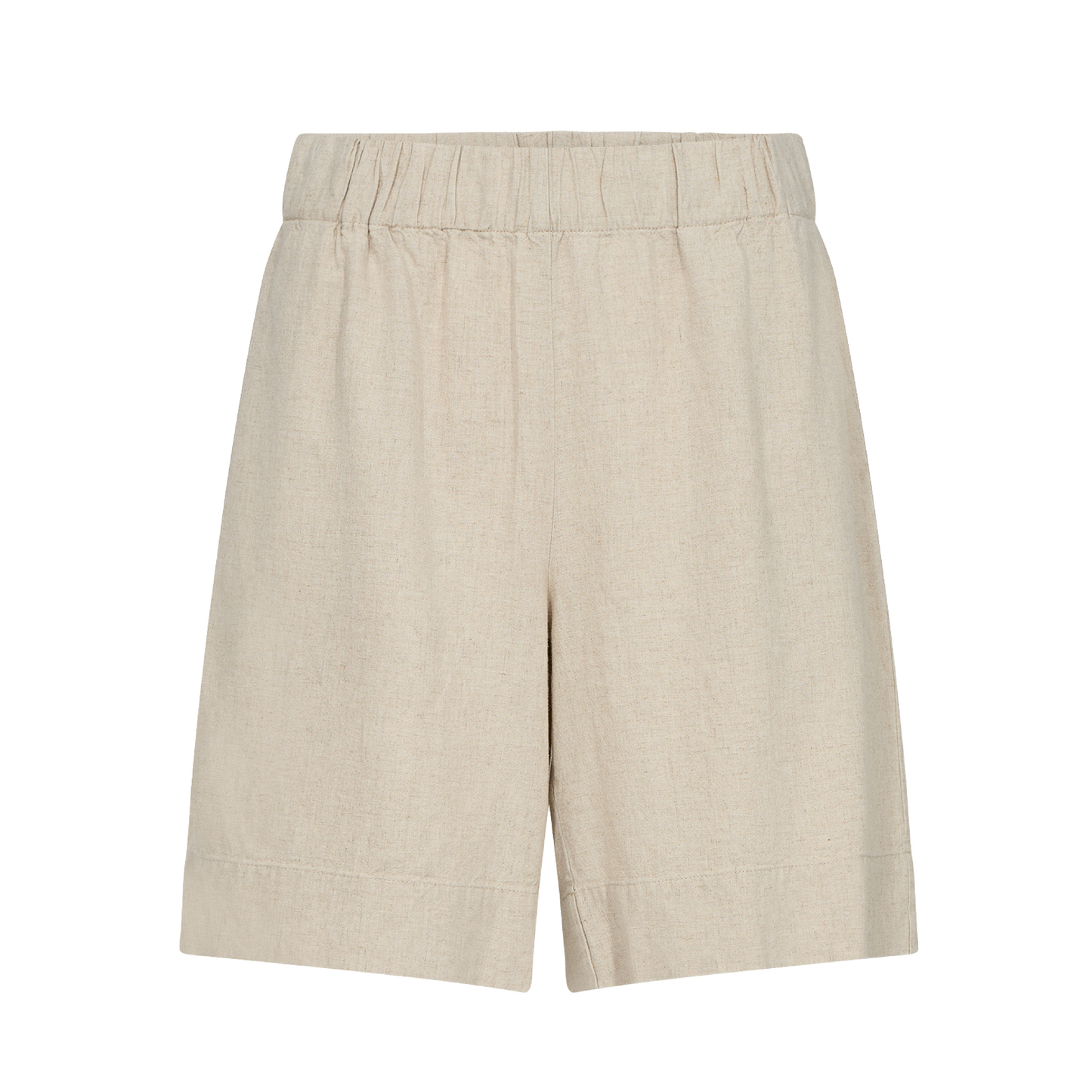 Naja 29 Shorts I Hør, Island Fossil Melange