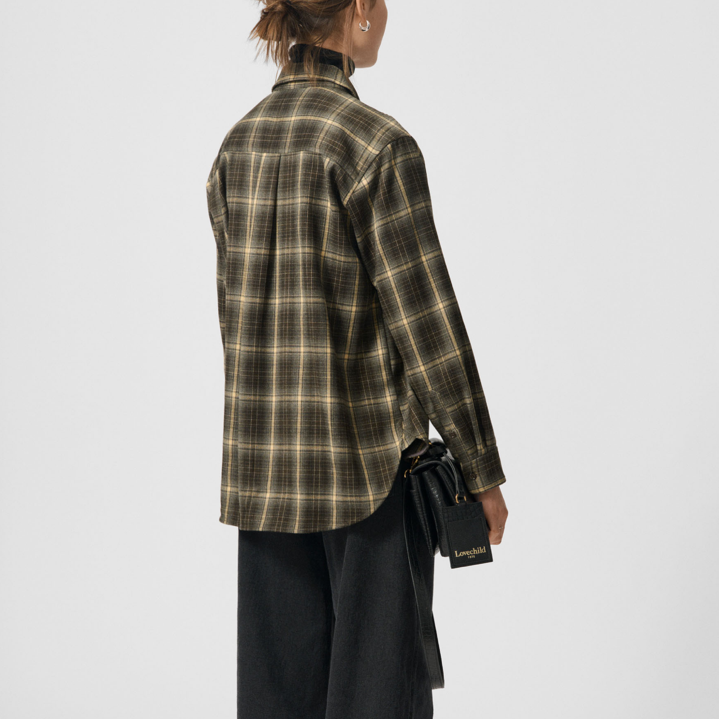 Elotta Shirt, Green Multi Check