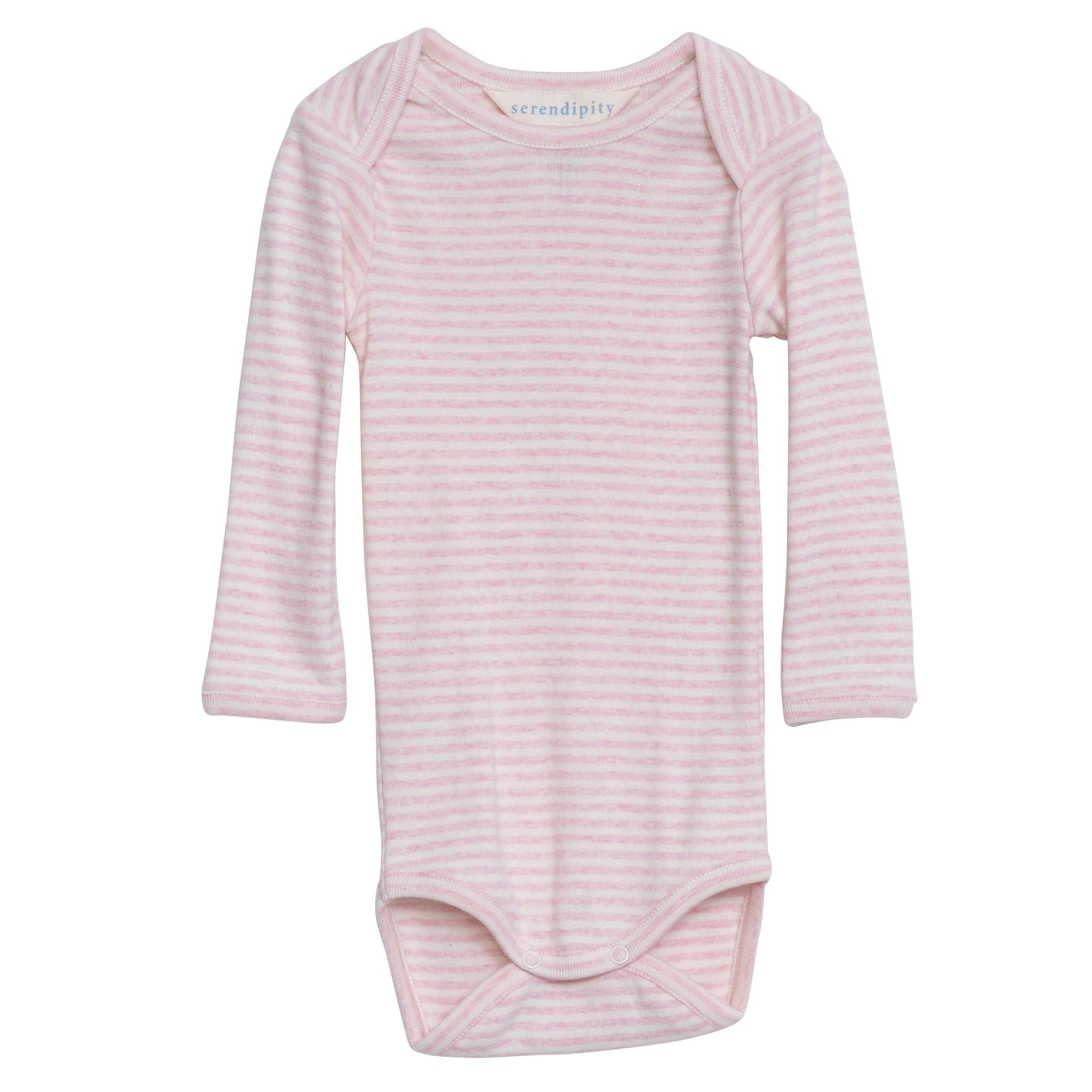 Baby Body Stripe, Rosebud/Offwhite