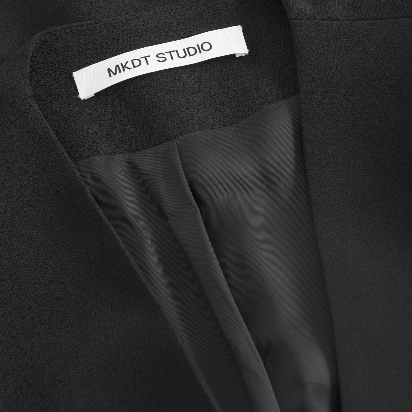 Jute Crepe Georgette, Black
