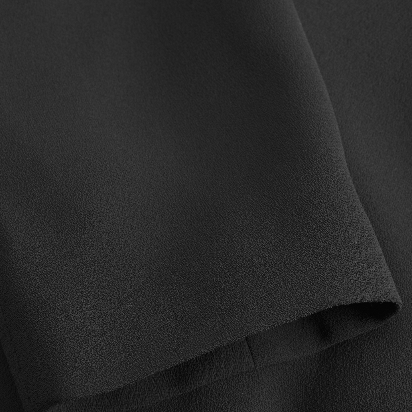 Jute Crepe Georgette, Black