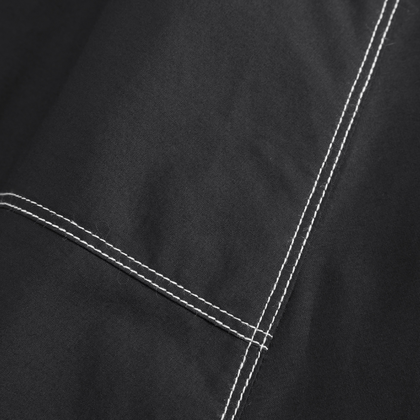Nanda Sheer Cotton Nederdel, Black