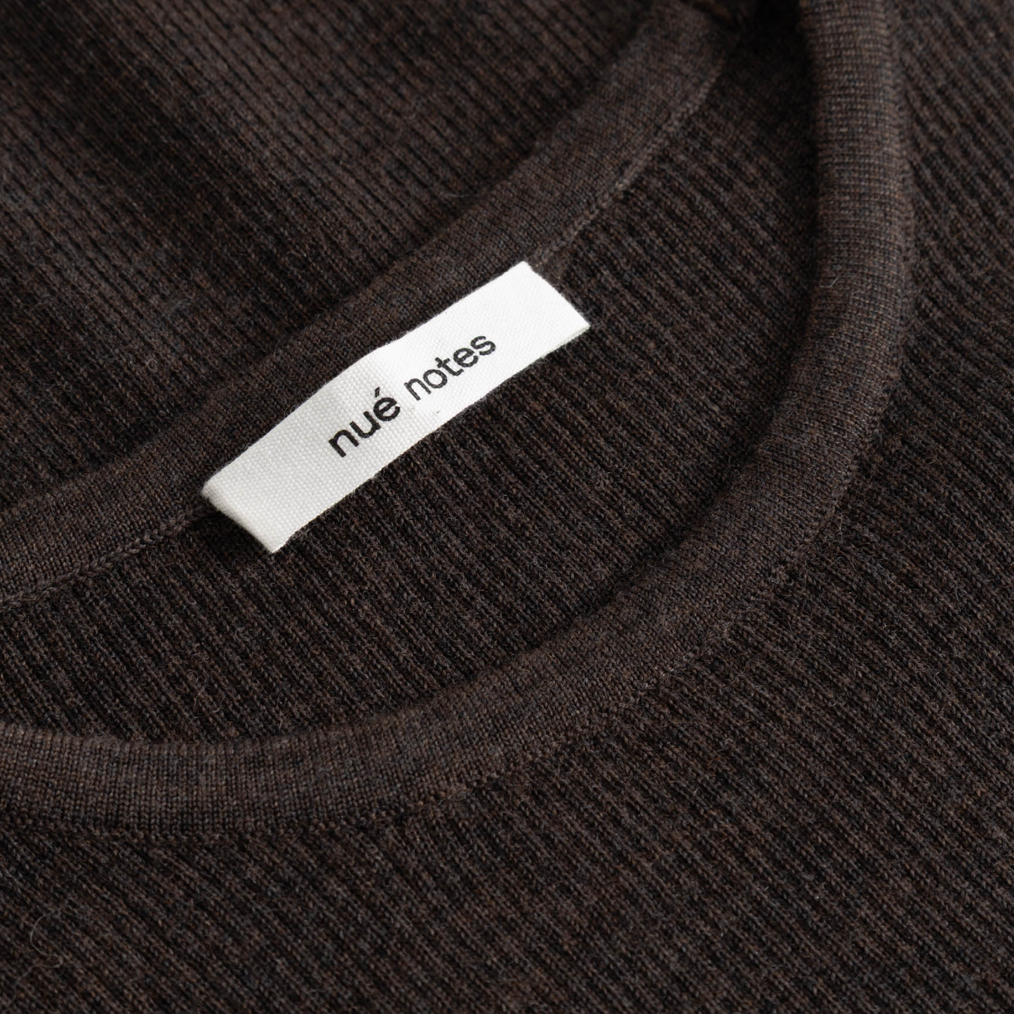 Chico Crewneck, Dark Brown Melange