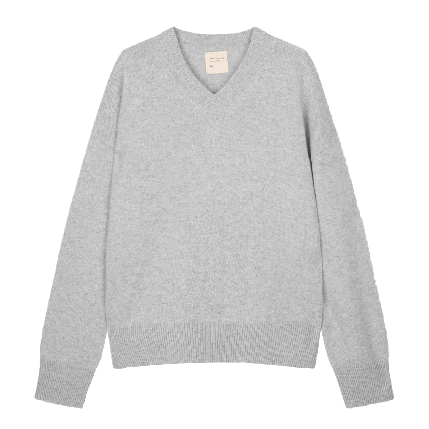 Premium V-Neck, Ash Grey