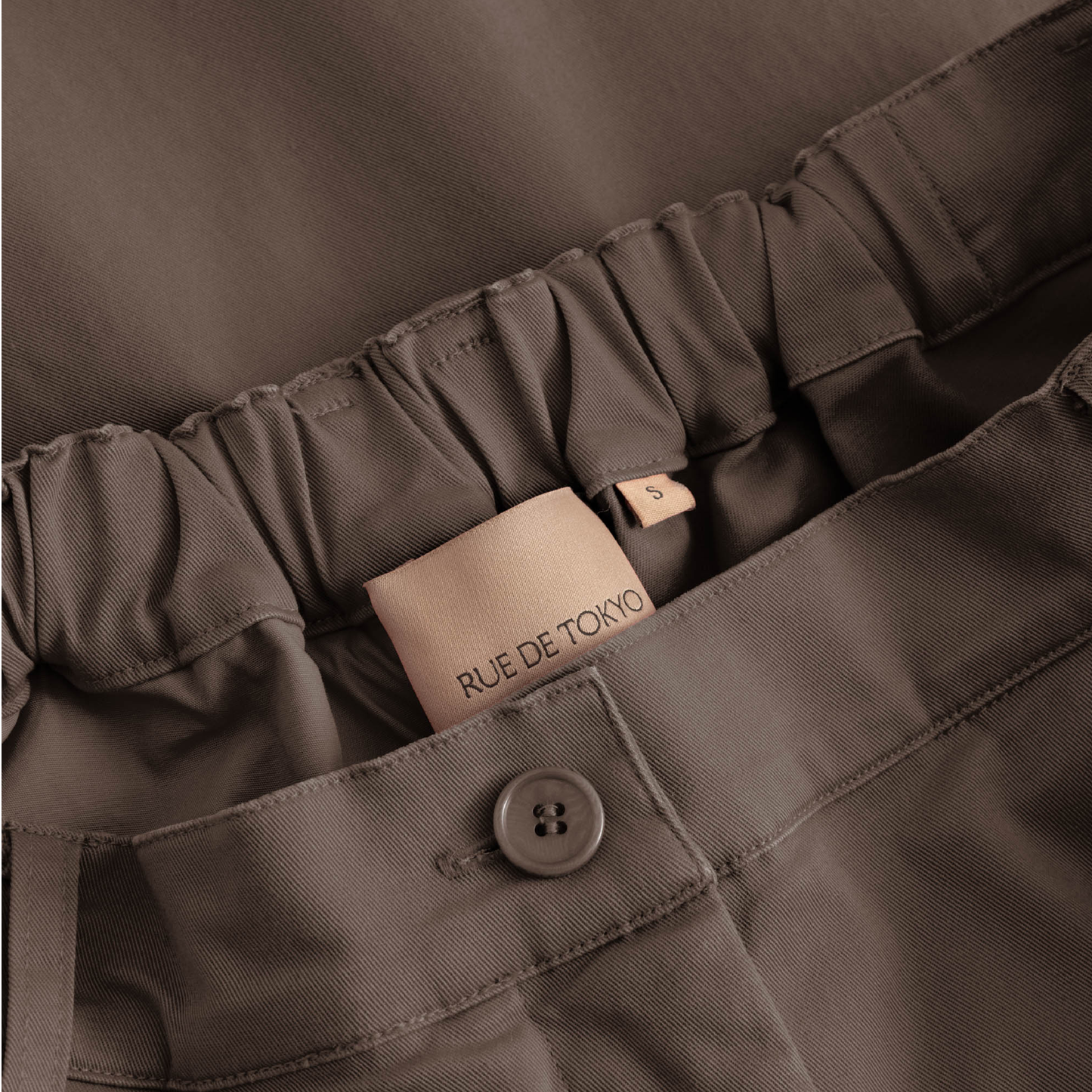 Prema Twill Shorts, Malt Brown