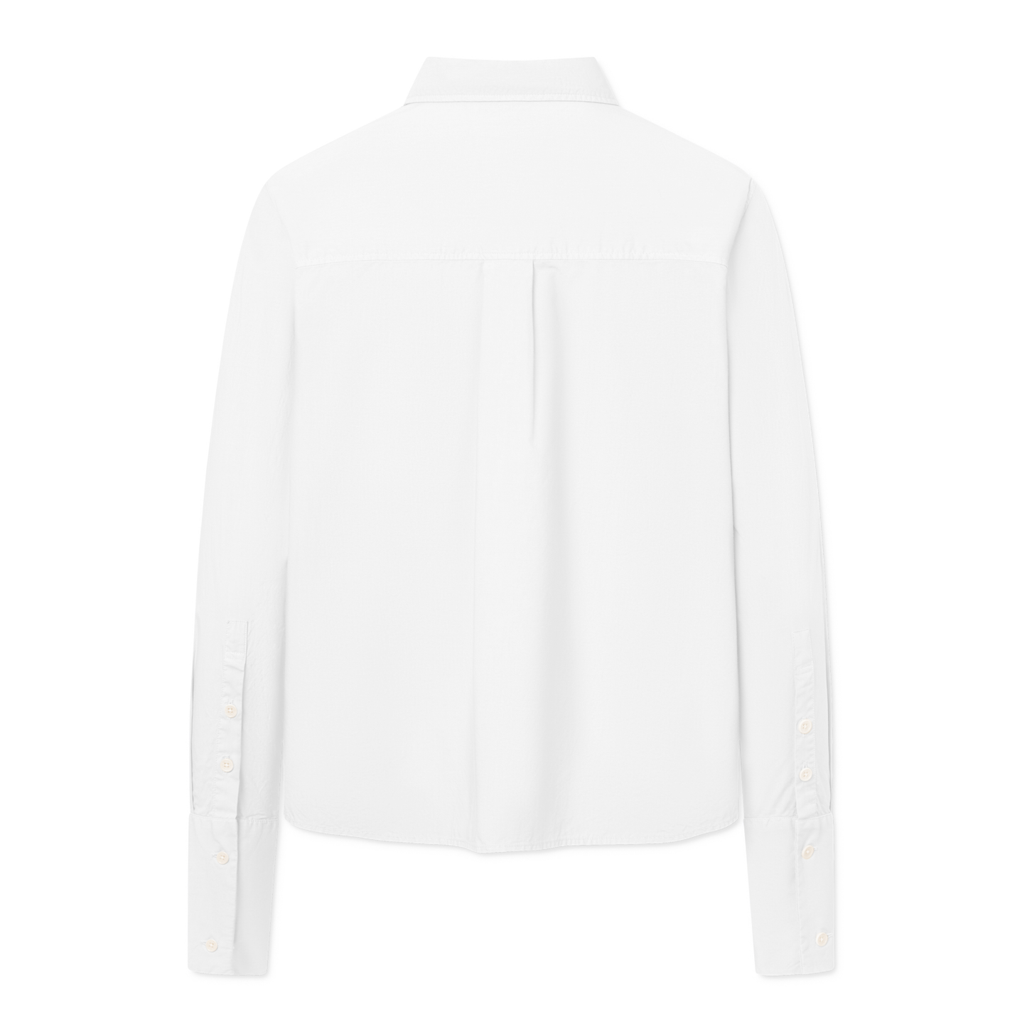 Sylina Organic Garment Dyed Poplin, White