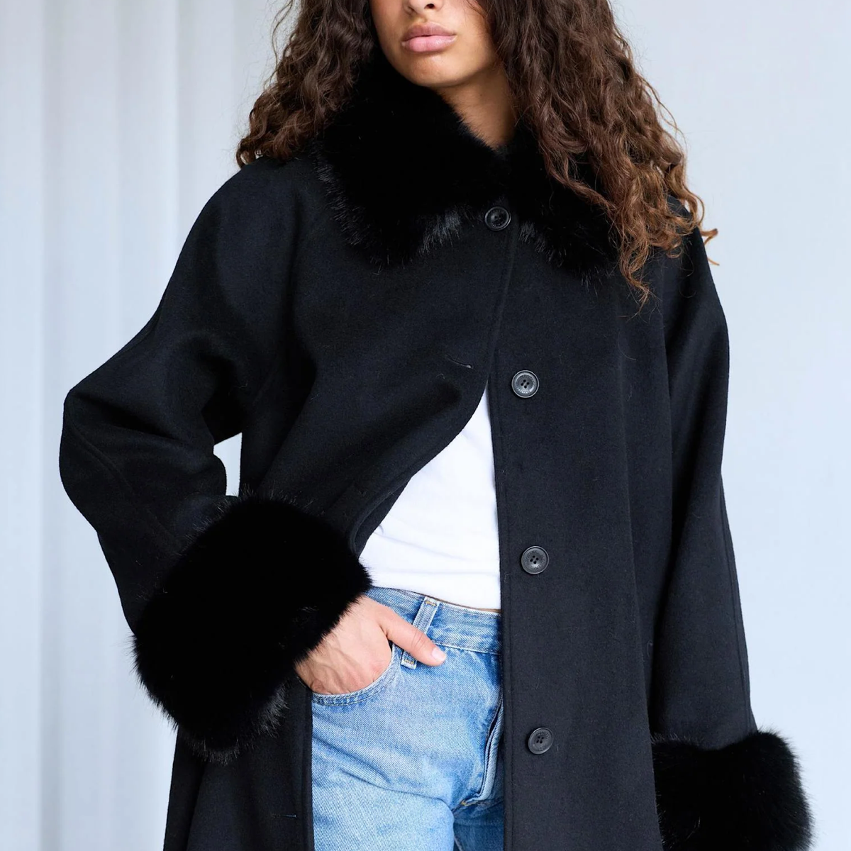 Sako Coat, Black
