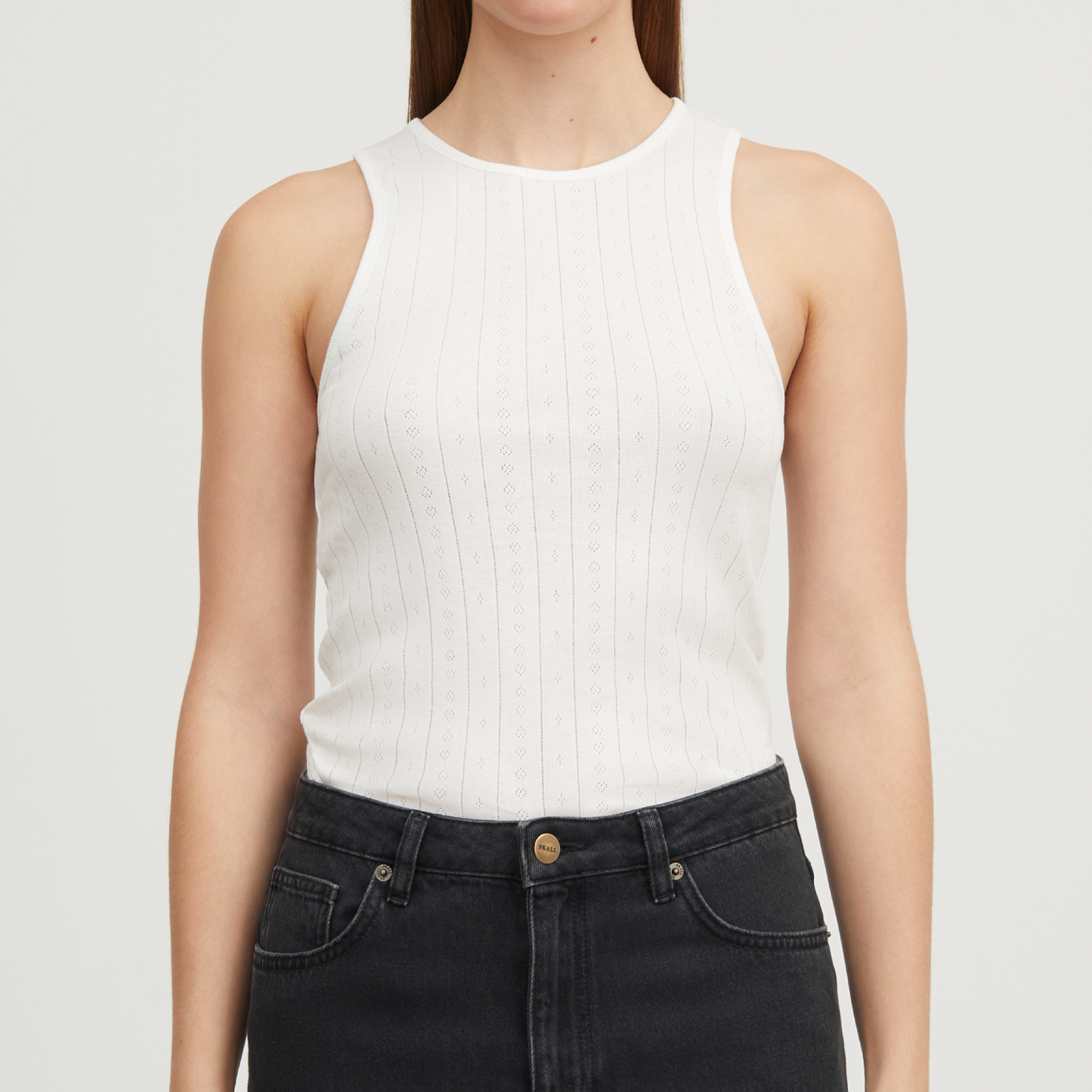 Edie Tank Top, White