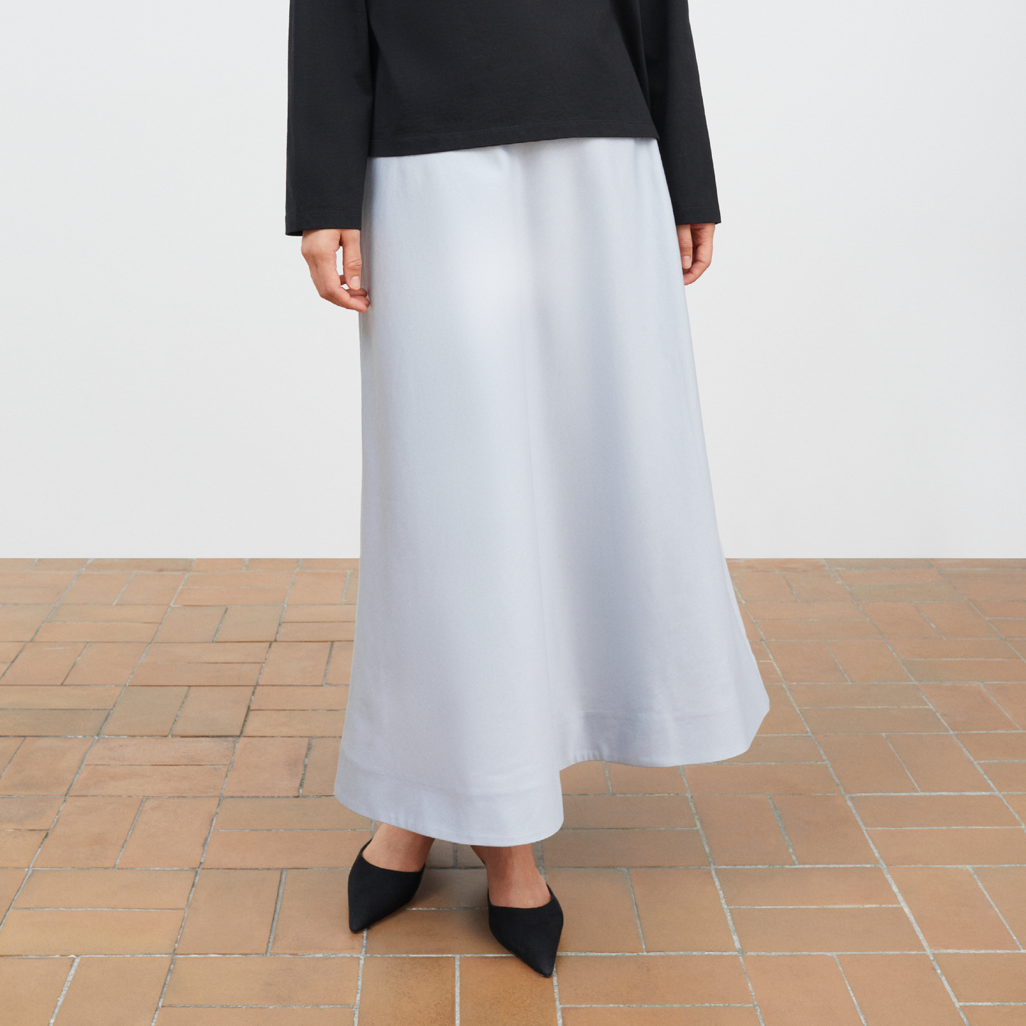 Mila Skirt, Dusty Blue
