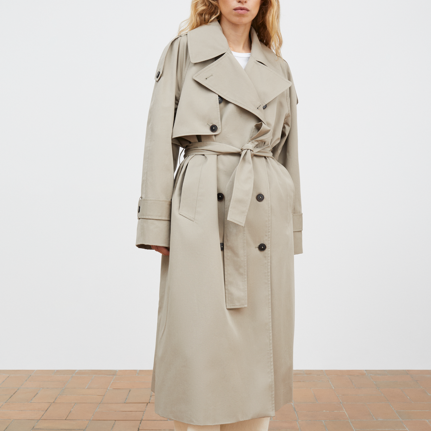 Mahsa Trenchcoat, Stone Moss