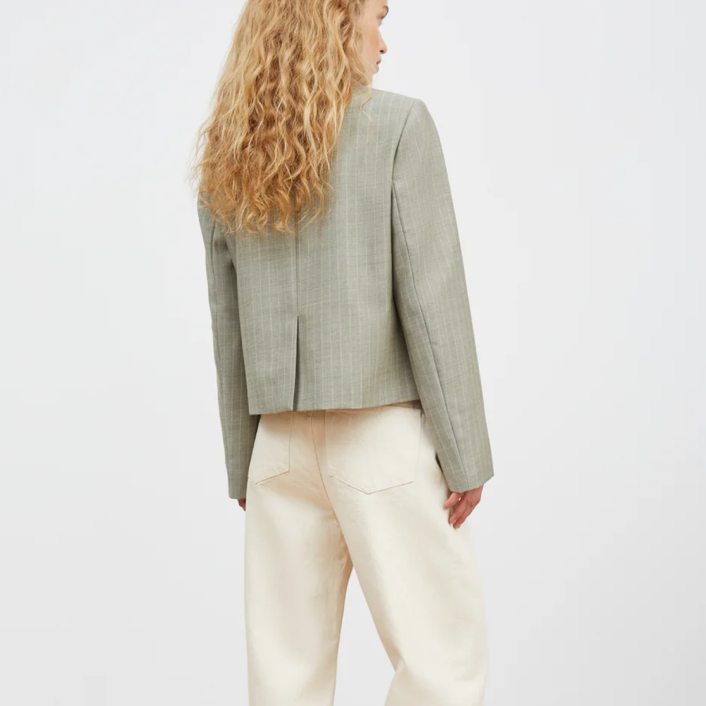 Blond Jacket, Light Grey/Ecru