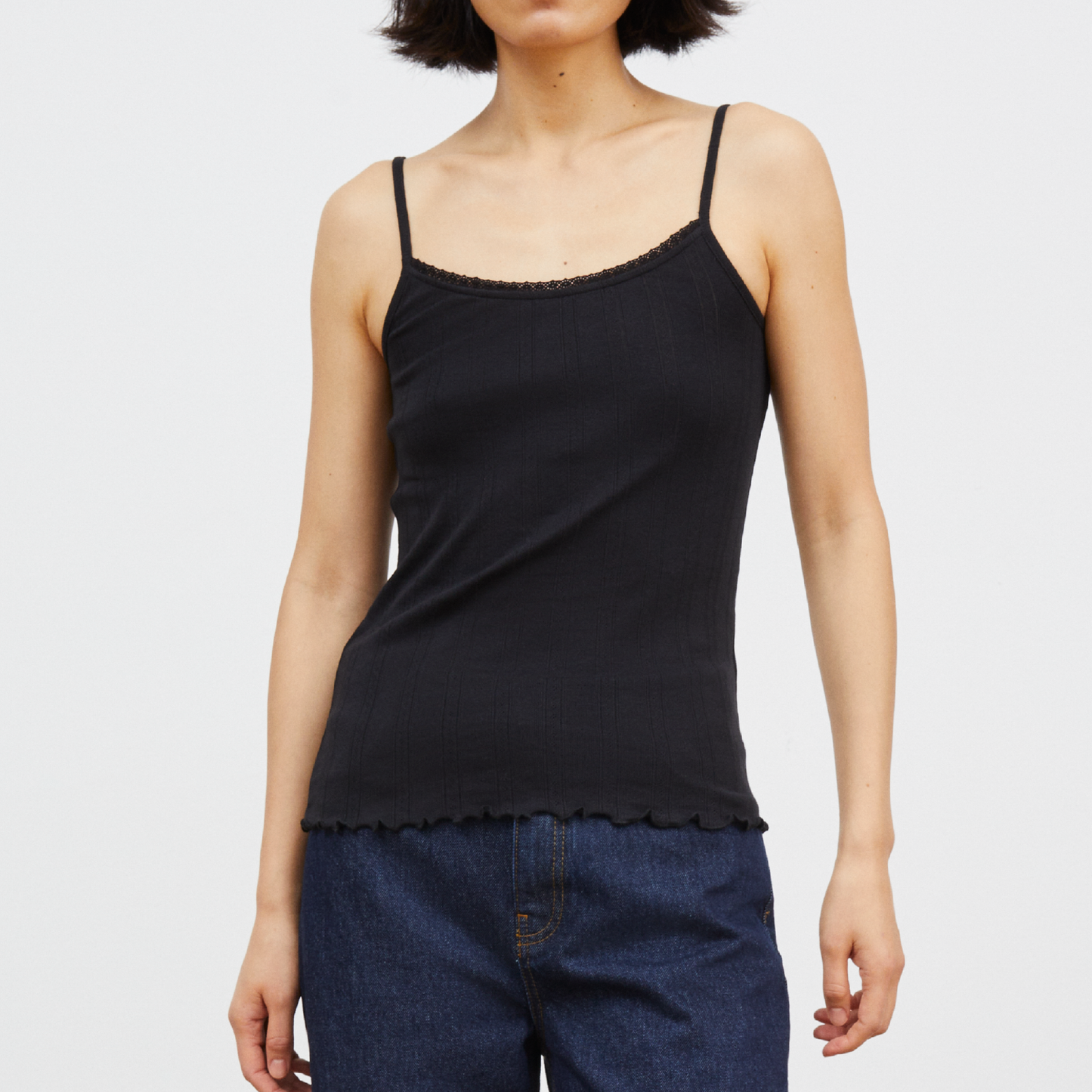 June Cami Top, Black