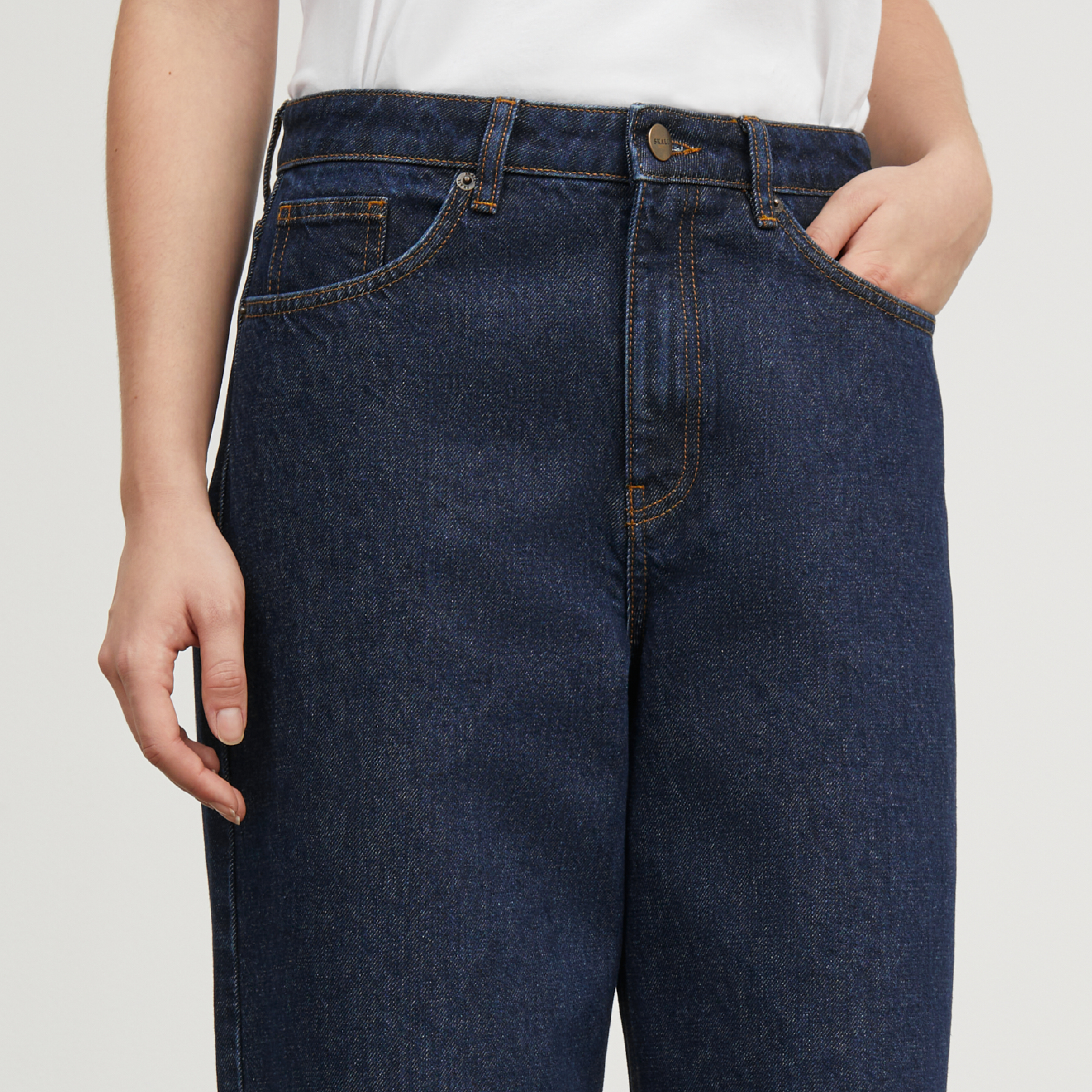 Willow Wide Leg Jeans, Indigo blue