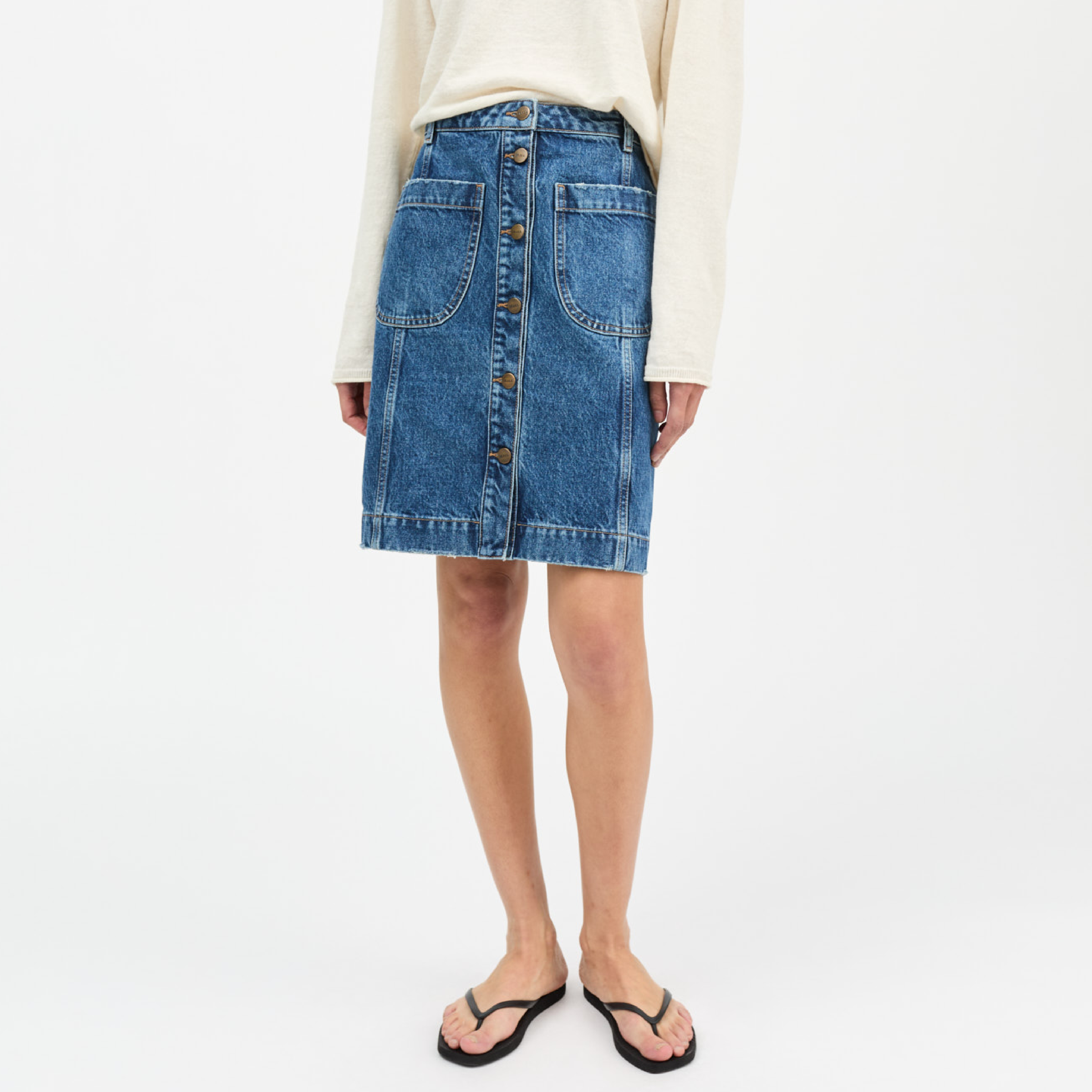 Margaux Skirt, Slouchy Blue